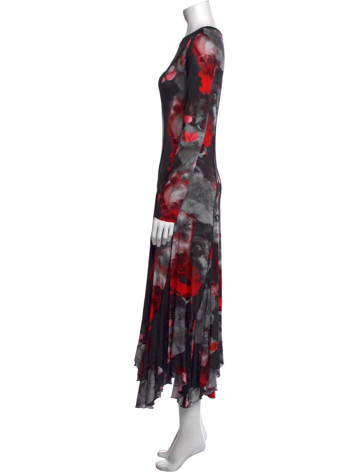 Prabal Gurung Floral Print Long Dress