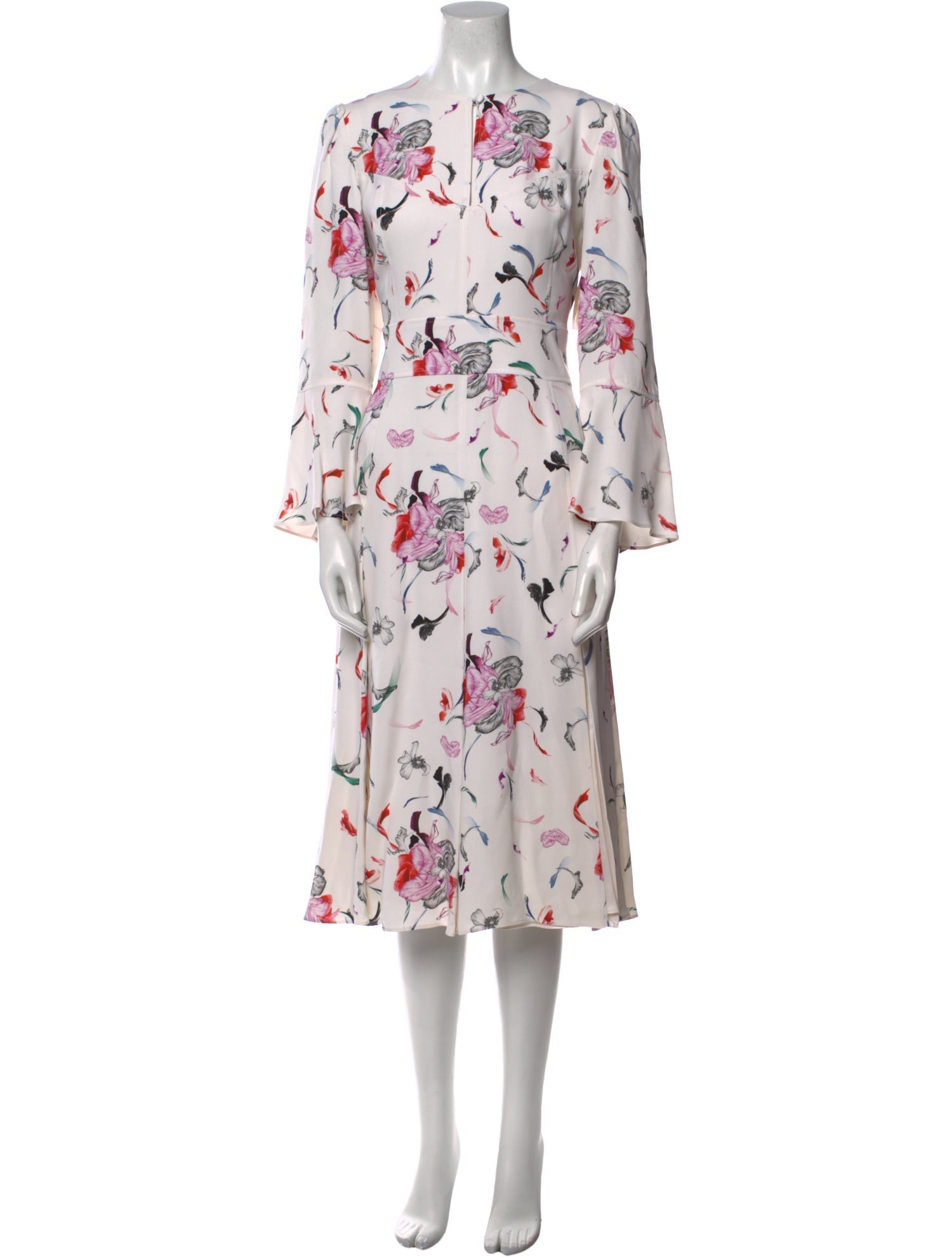 Prabal Gurung Silk Midi Length Dress