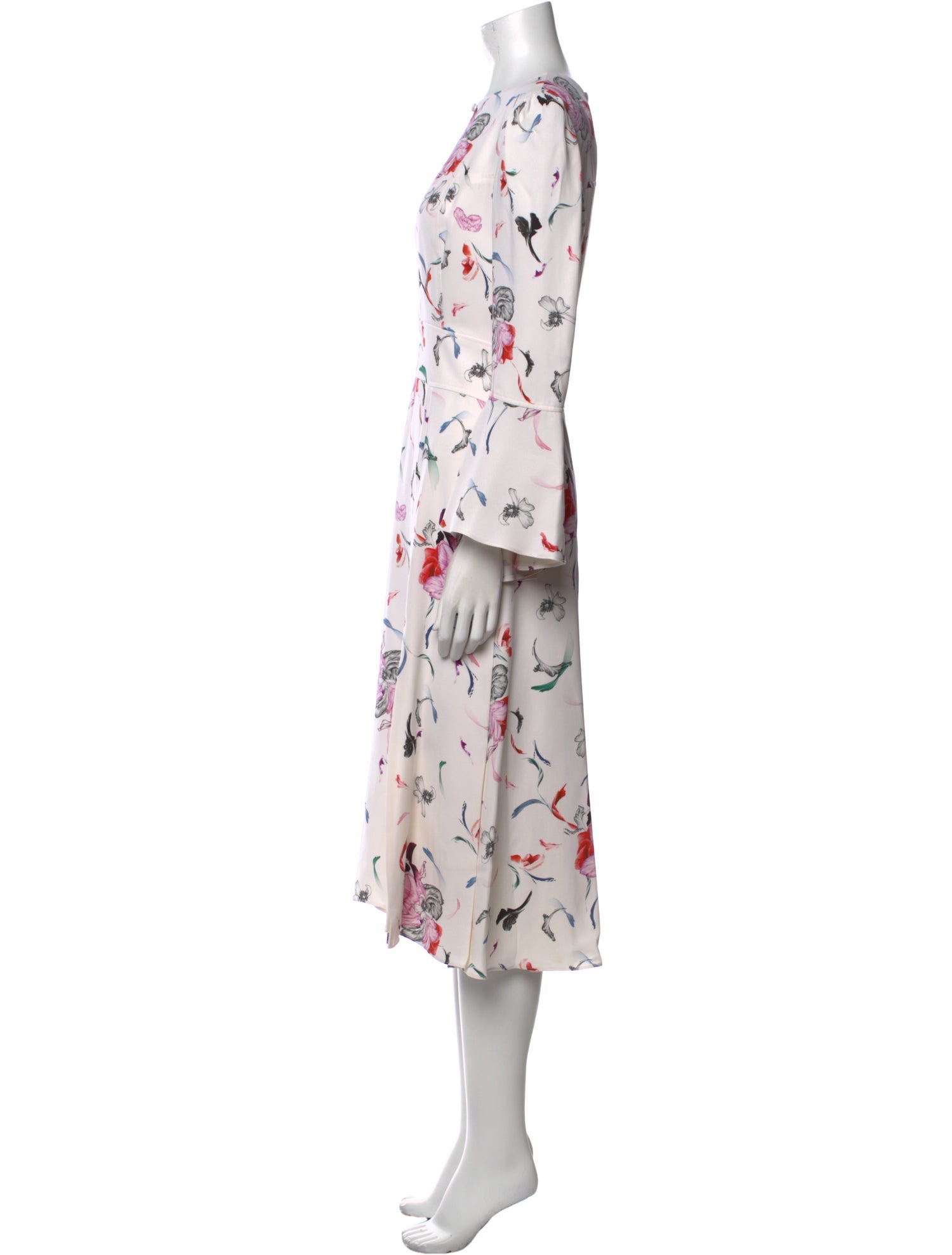 Prabal Gurung Silk Midi Length Dress