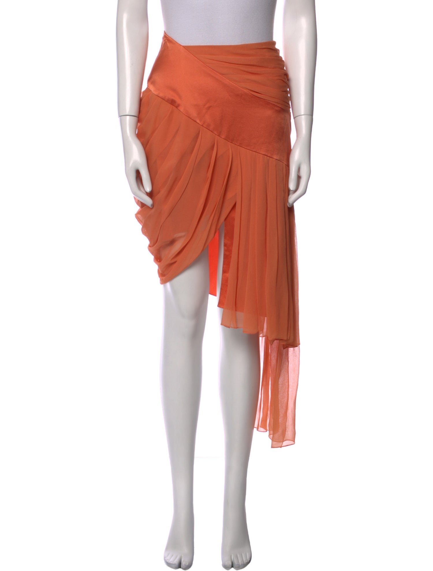 Prabal Gurung Silk Midi Length Skirt
