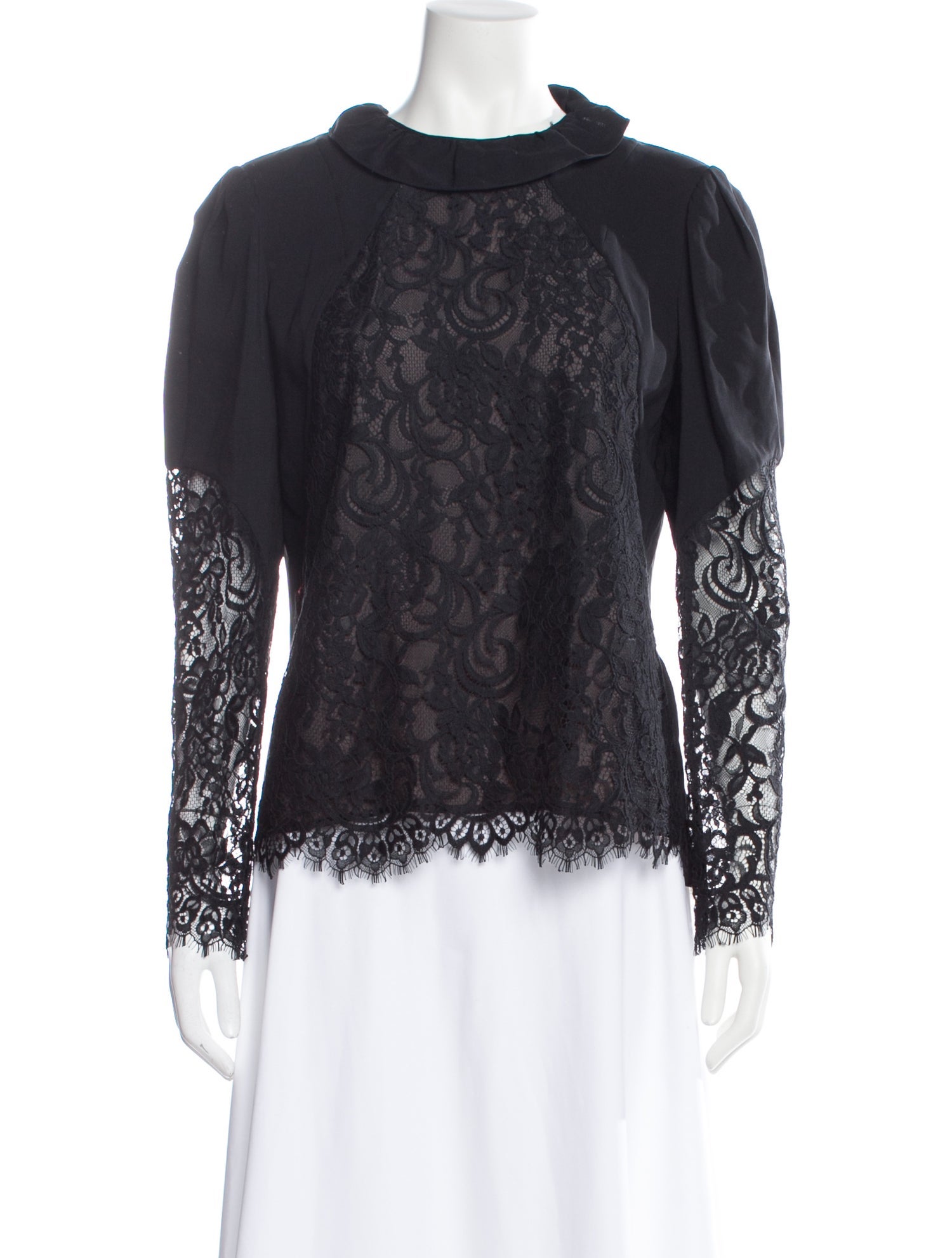 Prabal Gurung Nylon Lace Pattern Evening Jacket