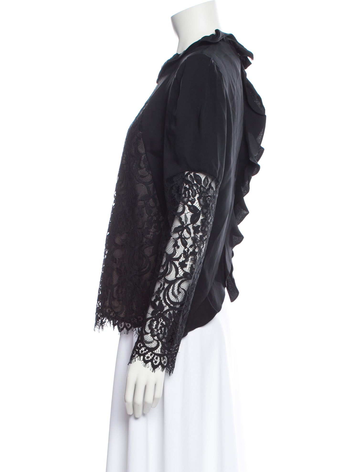 Prabal Gurung Nylon Lace Pattern Evening Jacket
