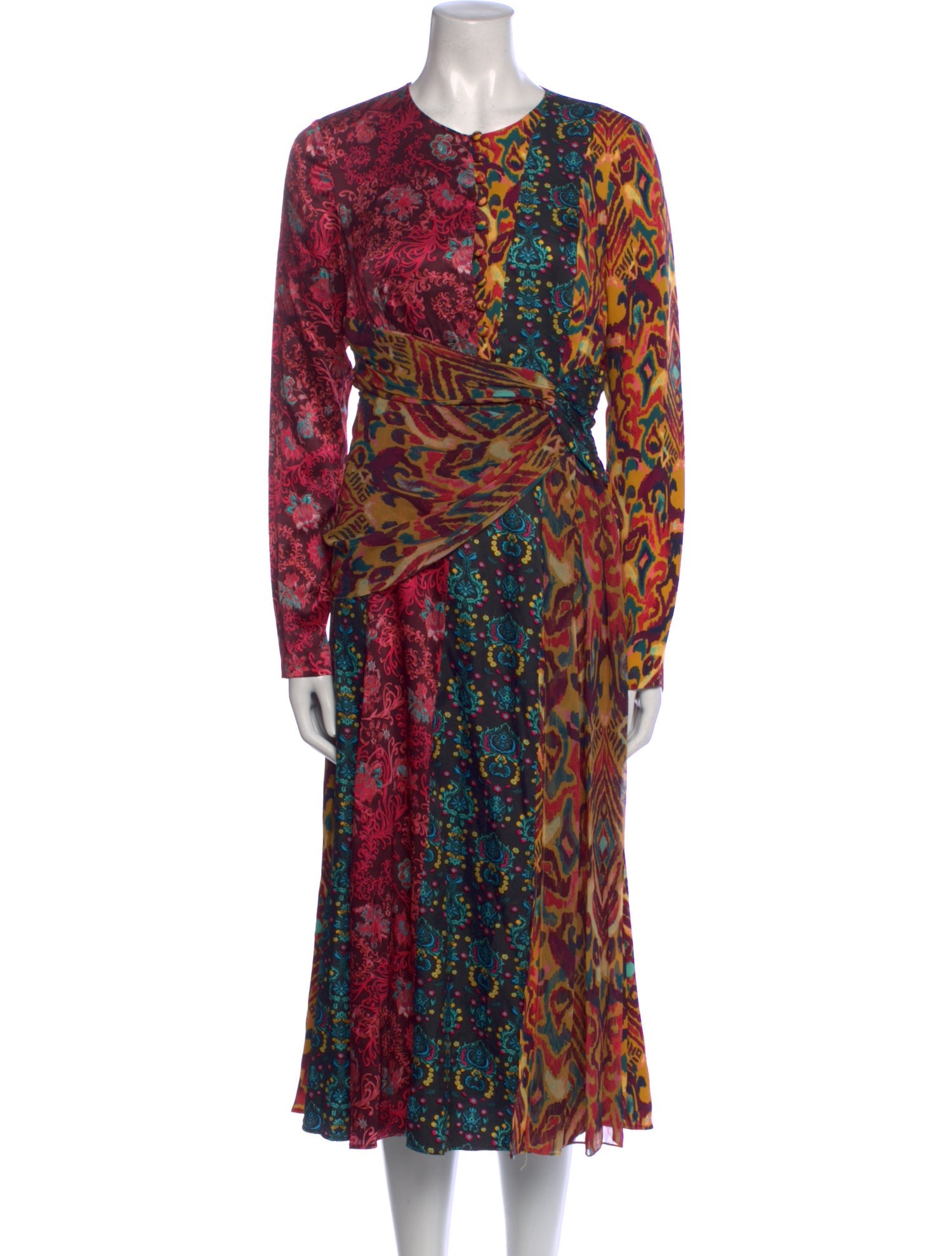 Prabal Gurung Silk Midi Length Dress