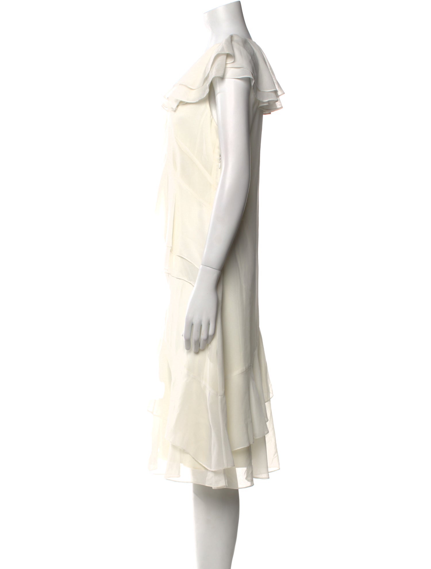 Prabal Gurung V-Neck Midi Length Dress