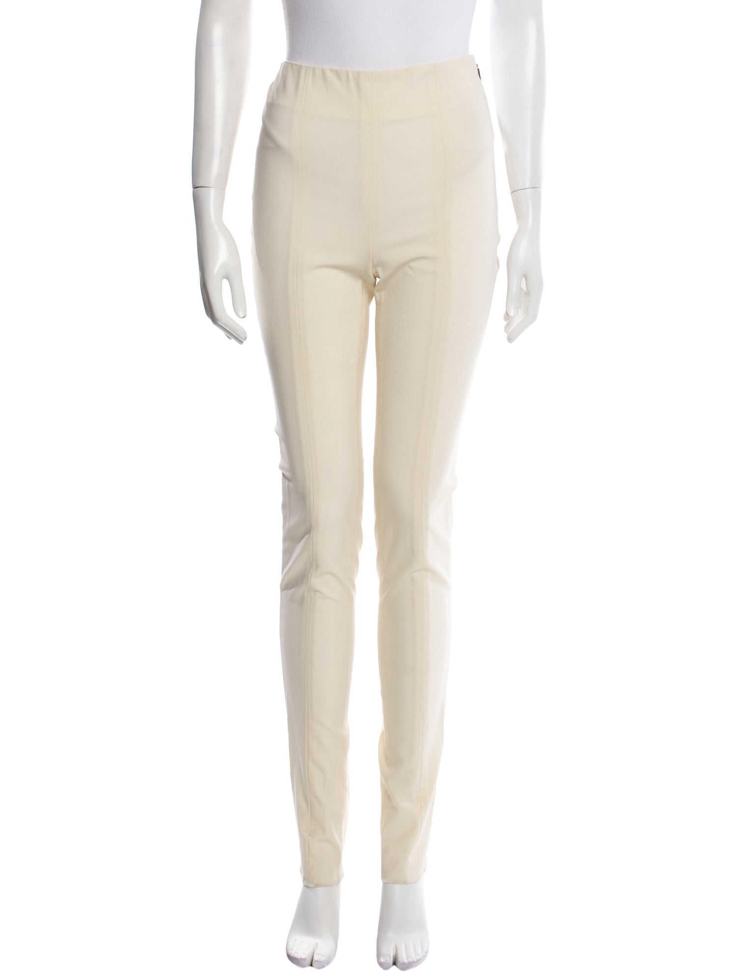 Prabal Gurung Silk Skinny Leg Pants