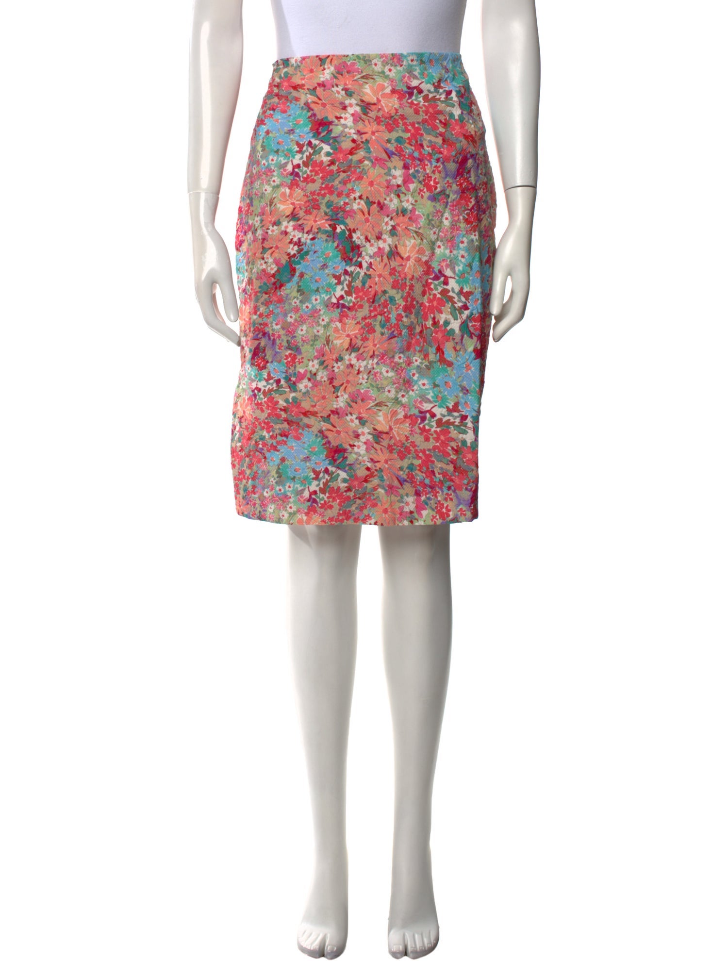 Prabal Gurung Floral Print Knee-Length Skirt