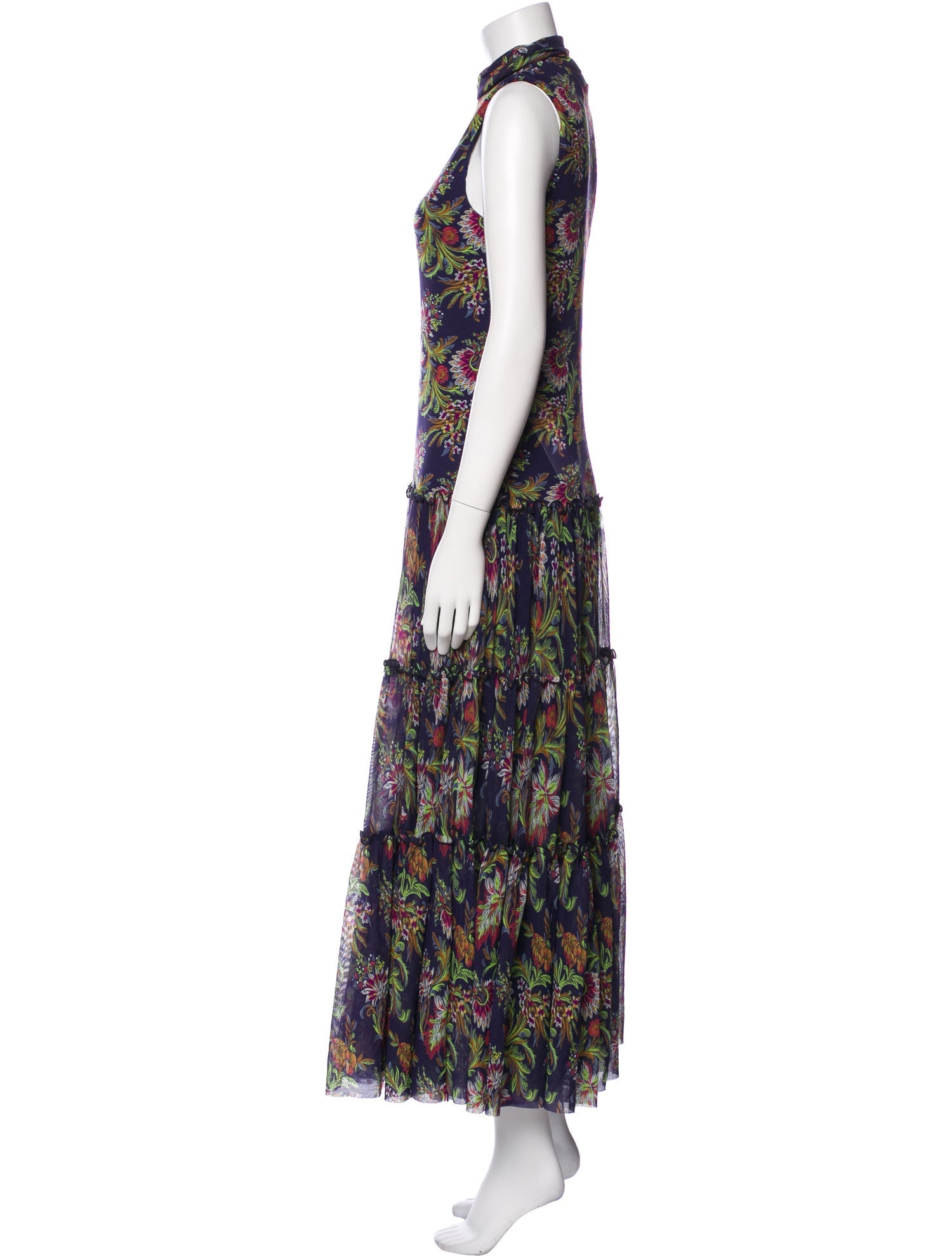 Prabal Gurung Floral Print Long Dress