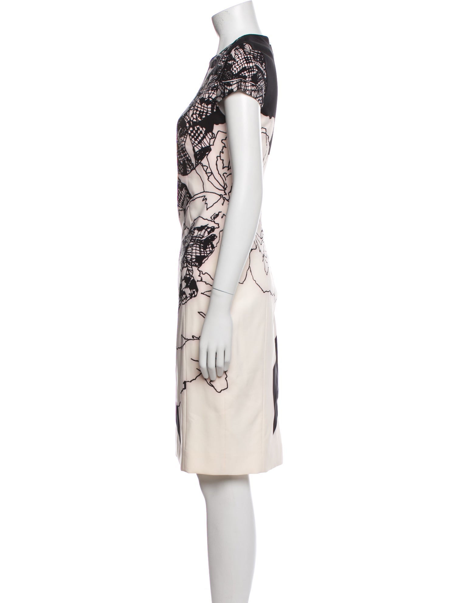 Prabal Gurung Printed Knee-Length Dress