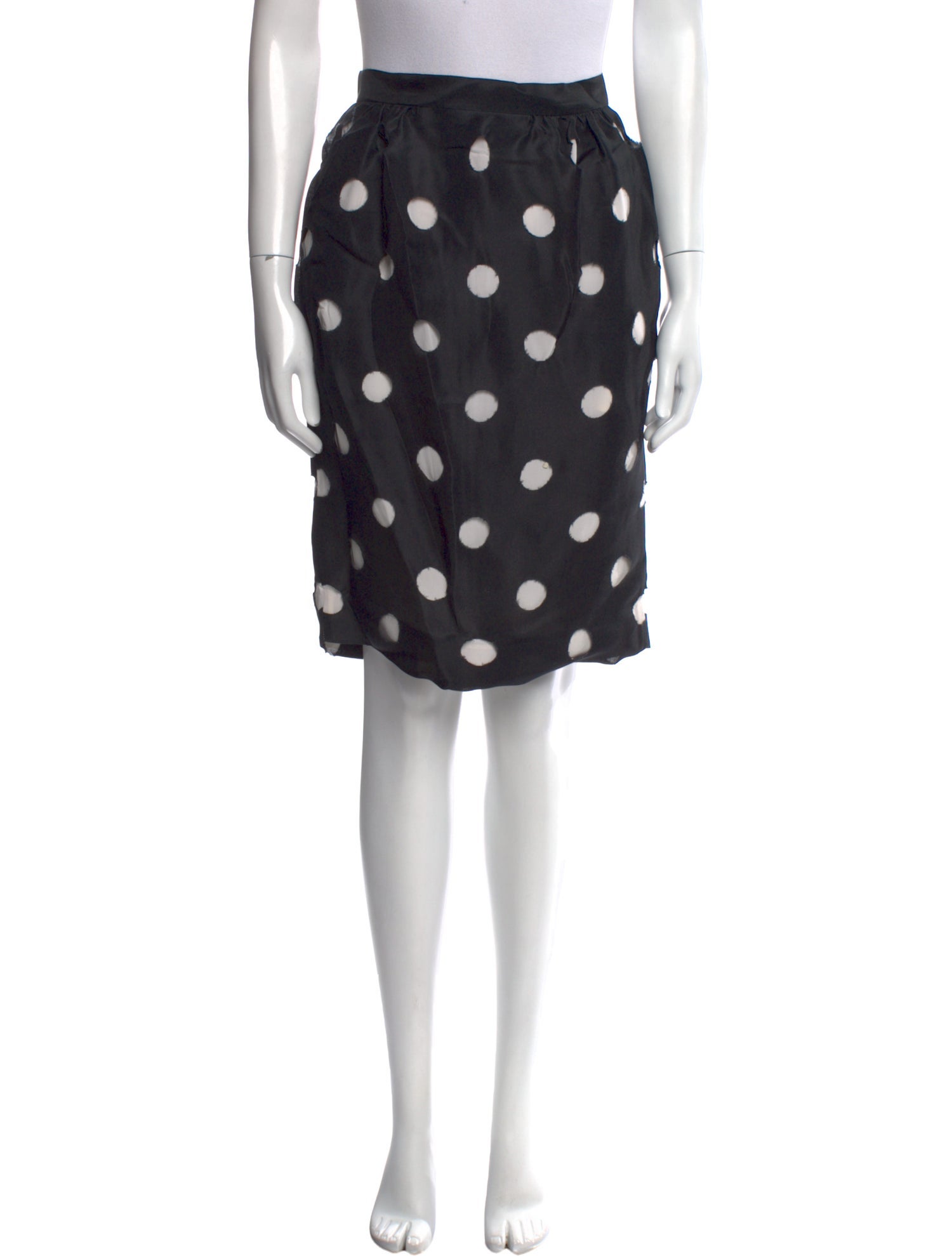 Prabal Gurung Silk Knee-Length Skirt