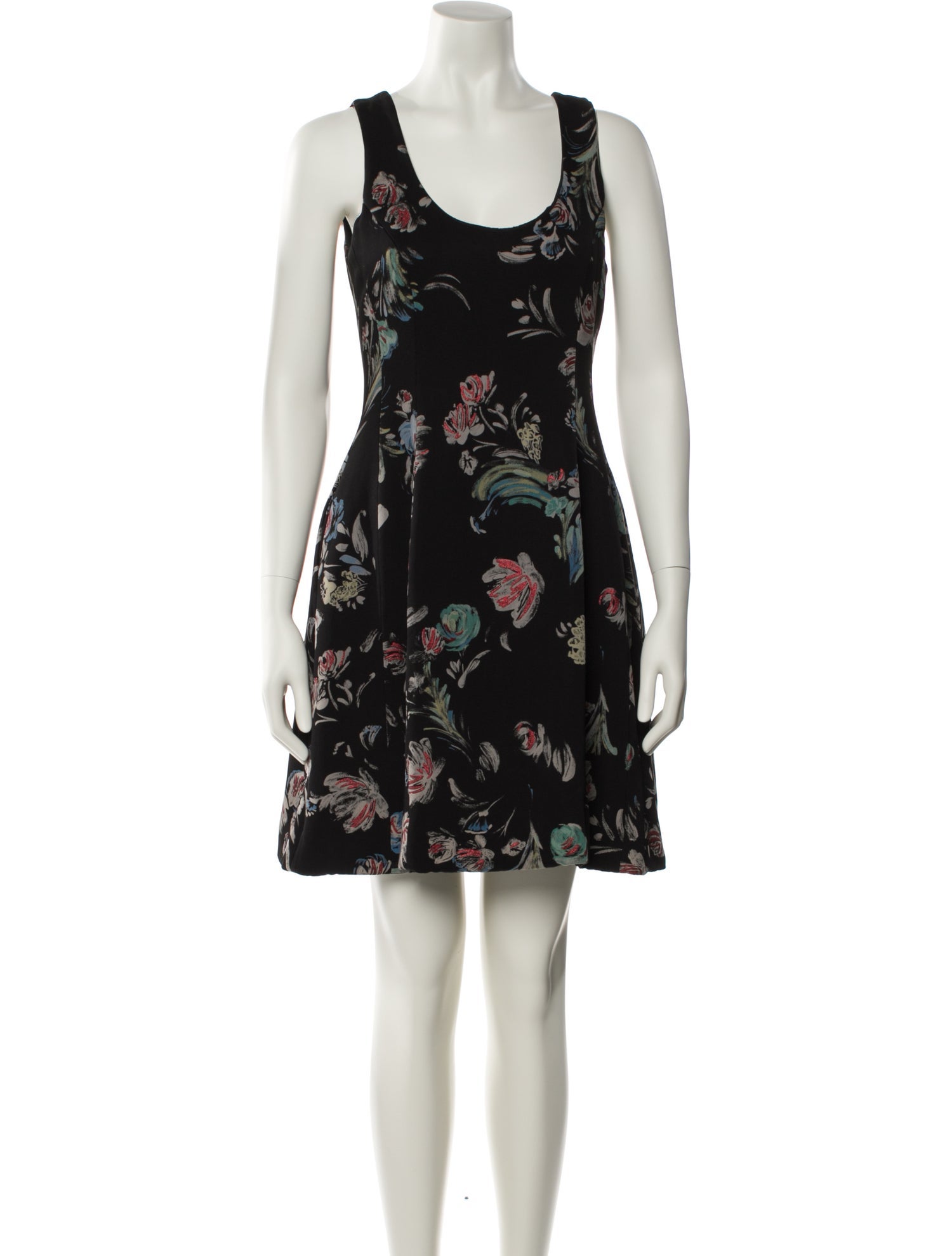 Prabal Gurung Floral Print Mini Dress
