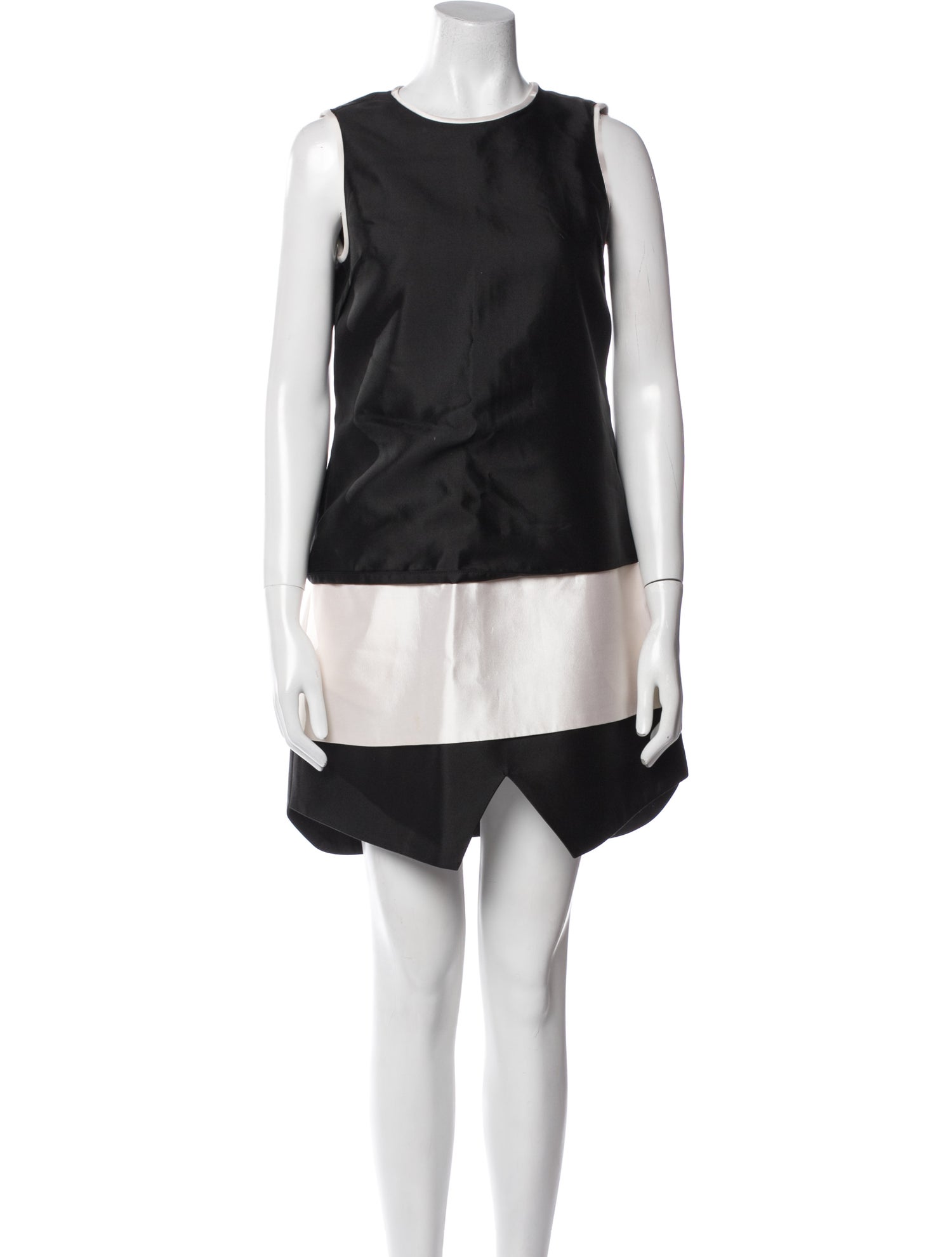 Prabal Gurung Colorblock Pattern Mini Dress