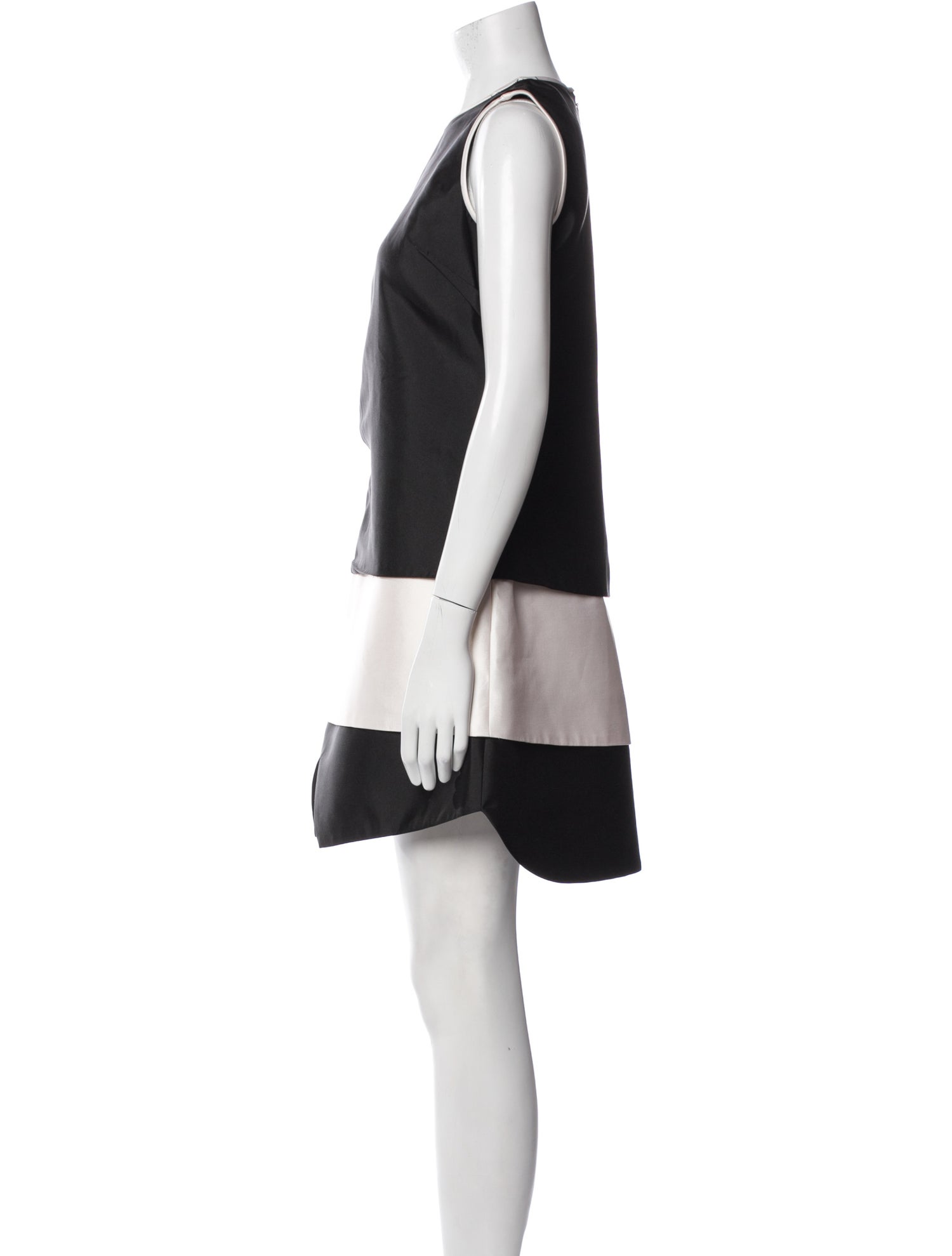 Prabal Gurung Colorblock Pattern Mini Dress