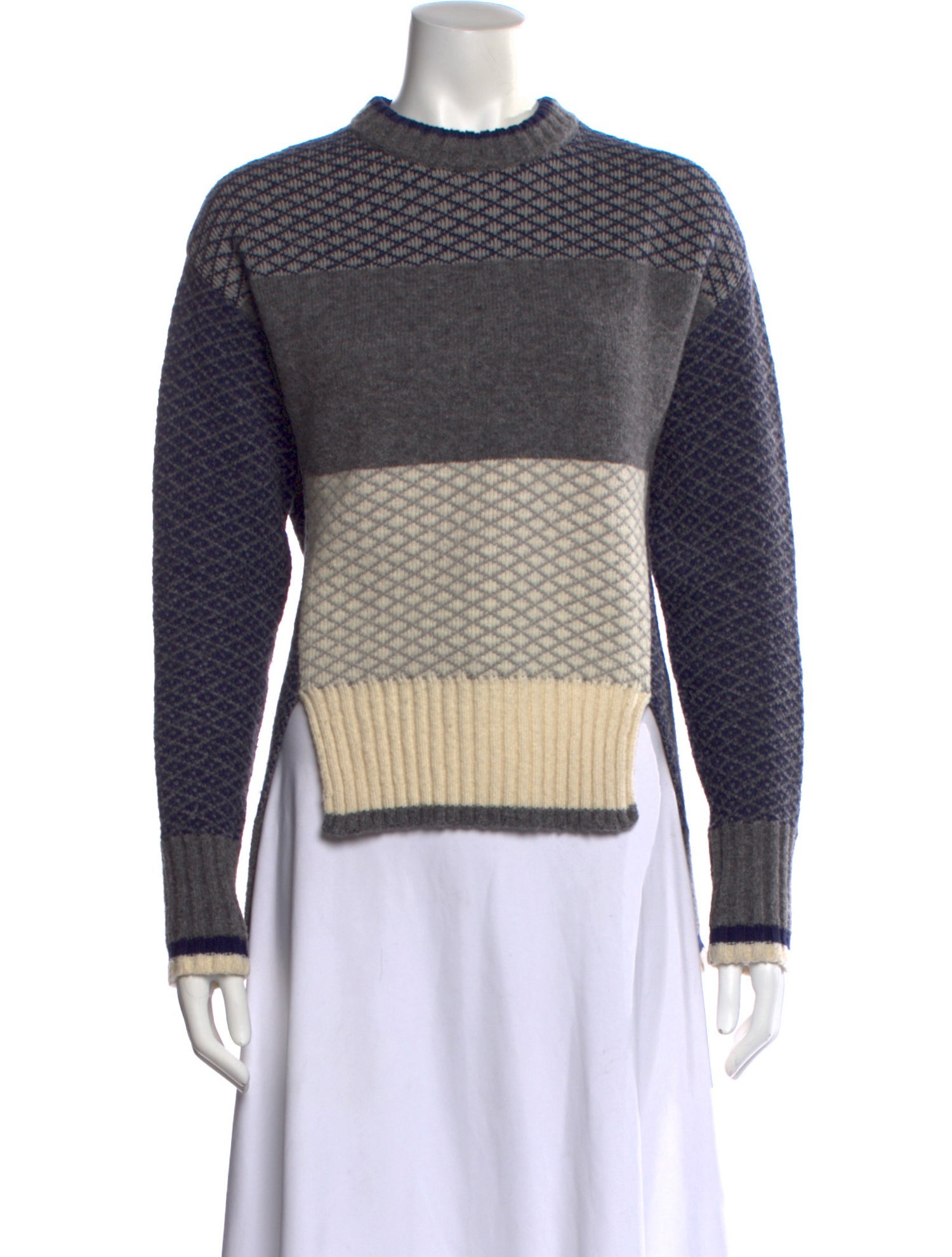 Prabal Gurung Wool Striped Sweater