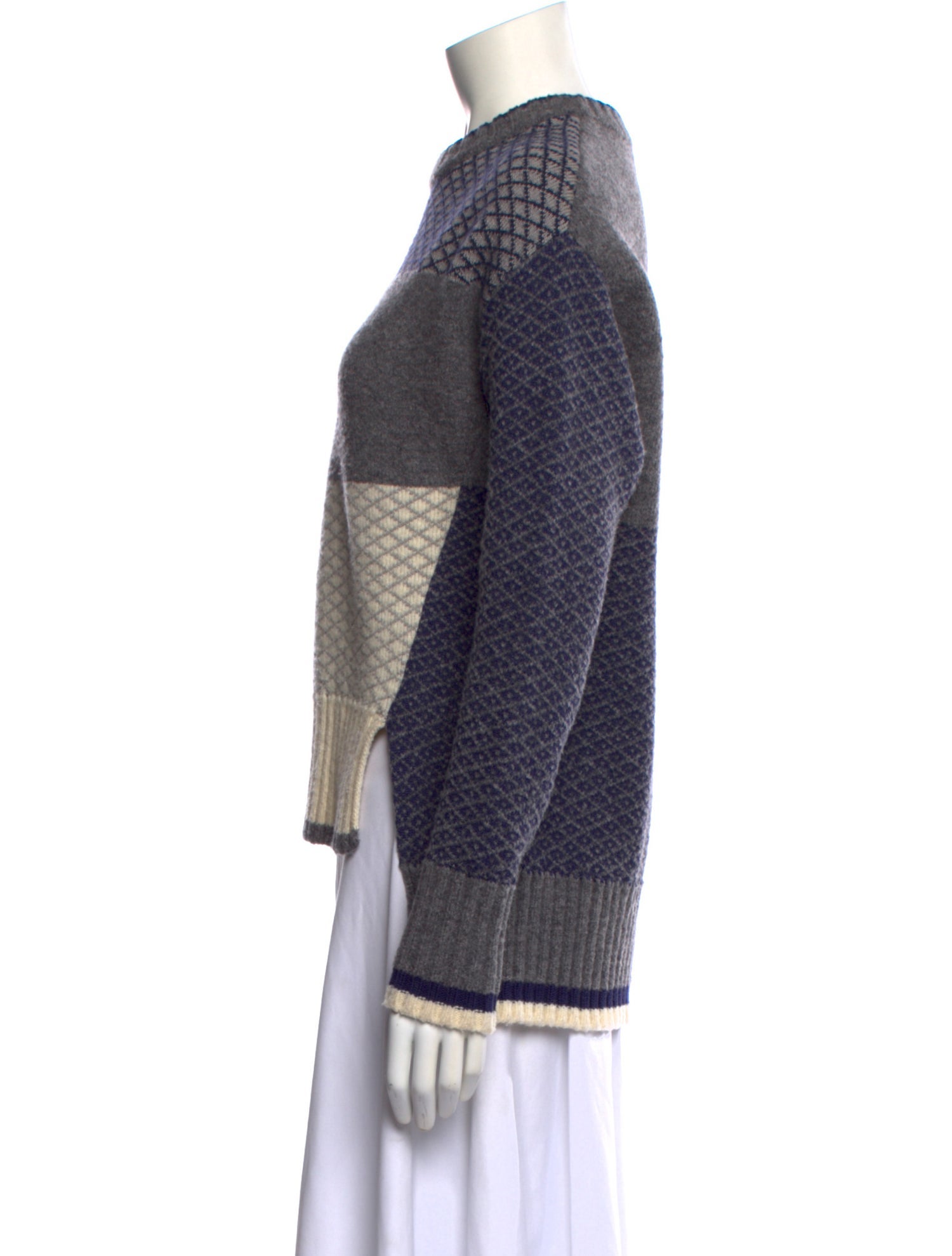 Prabal Gurung Wool Striped Sweater