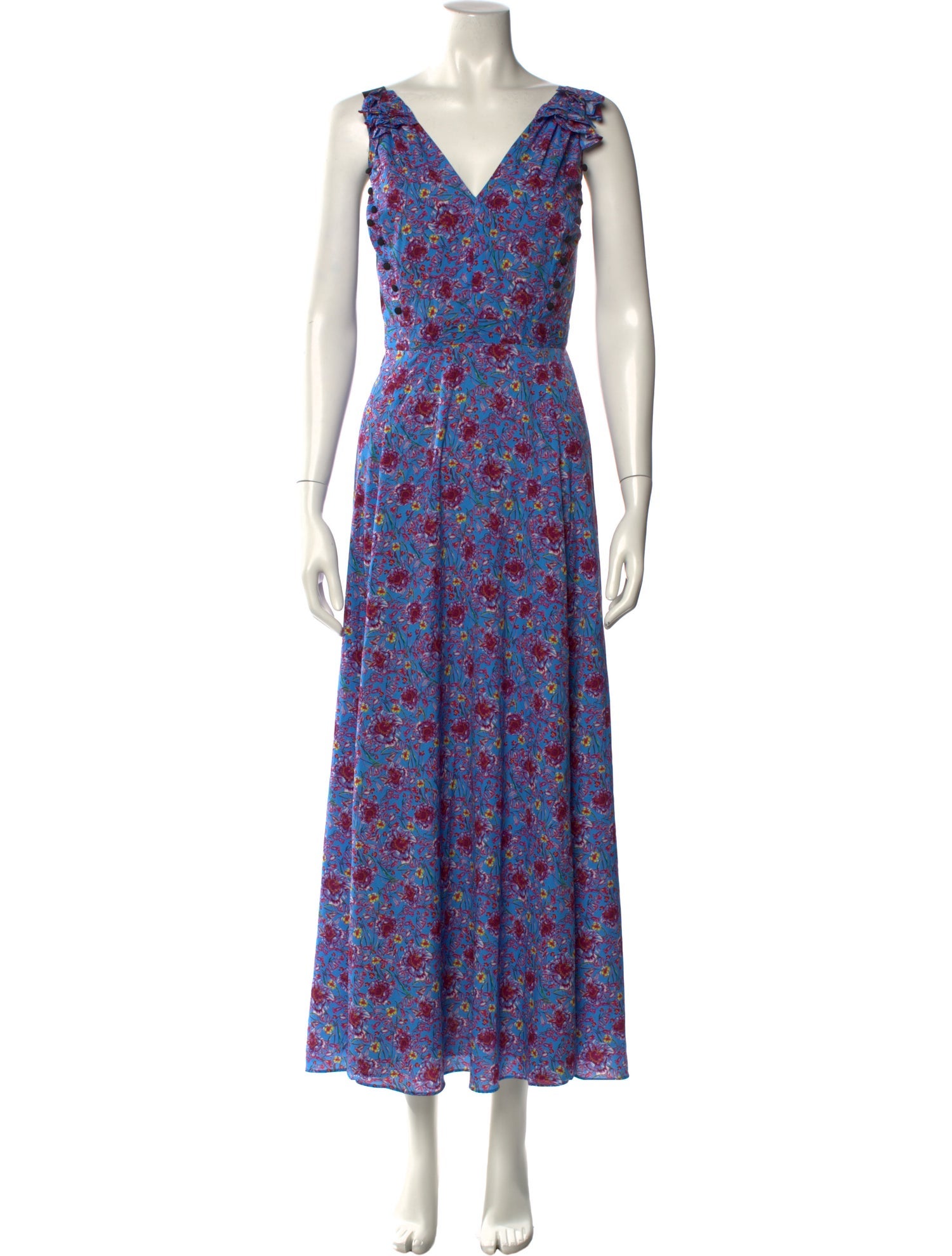 Prabal Gurung Floral Print Long Dress
