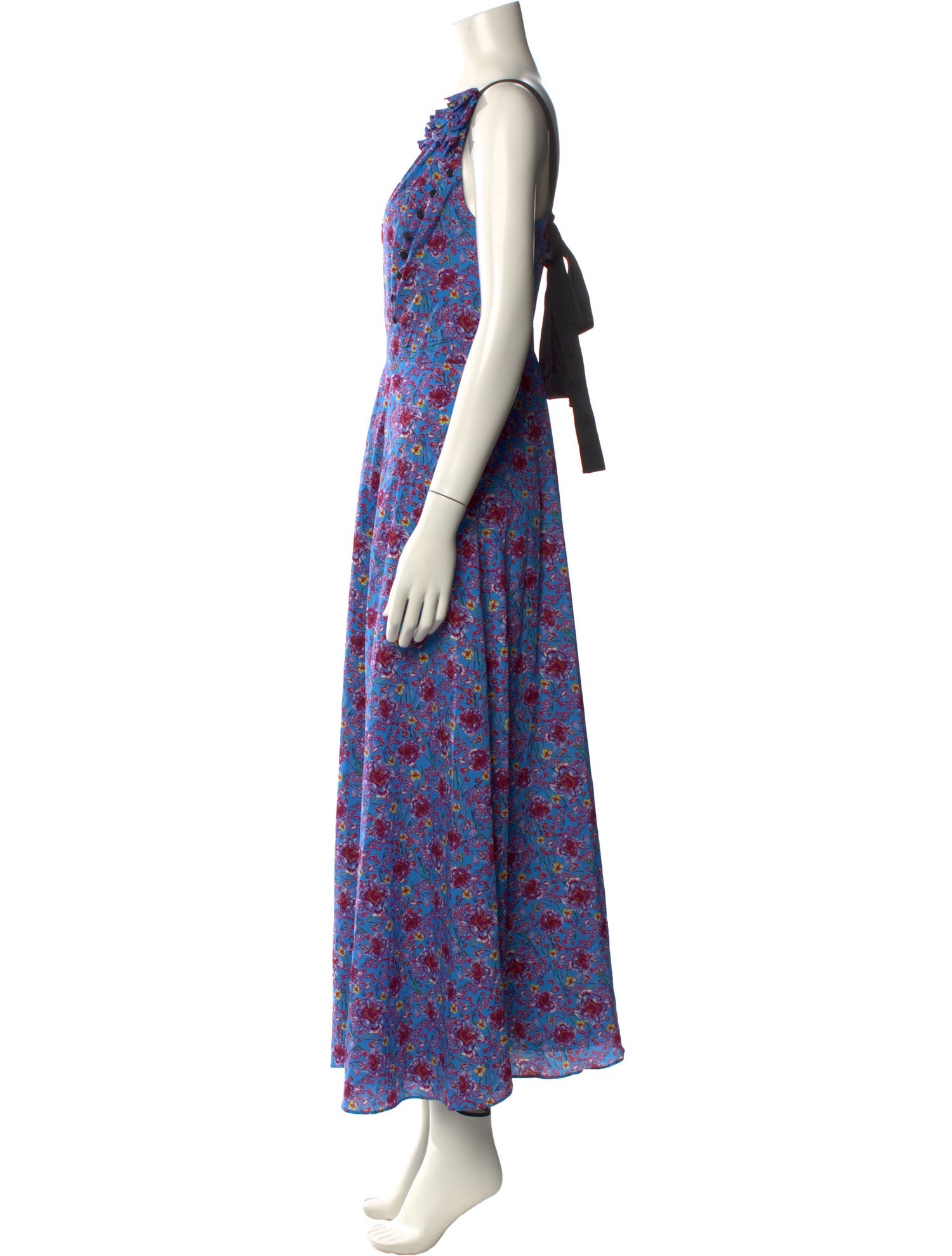 Prabal Gurung Floral Print Long Dress