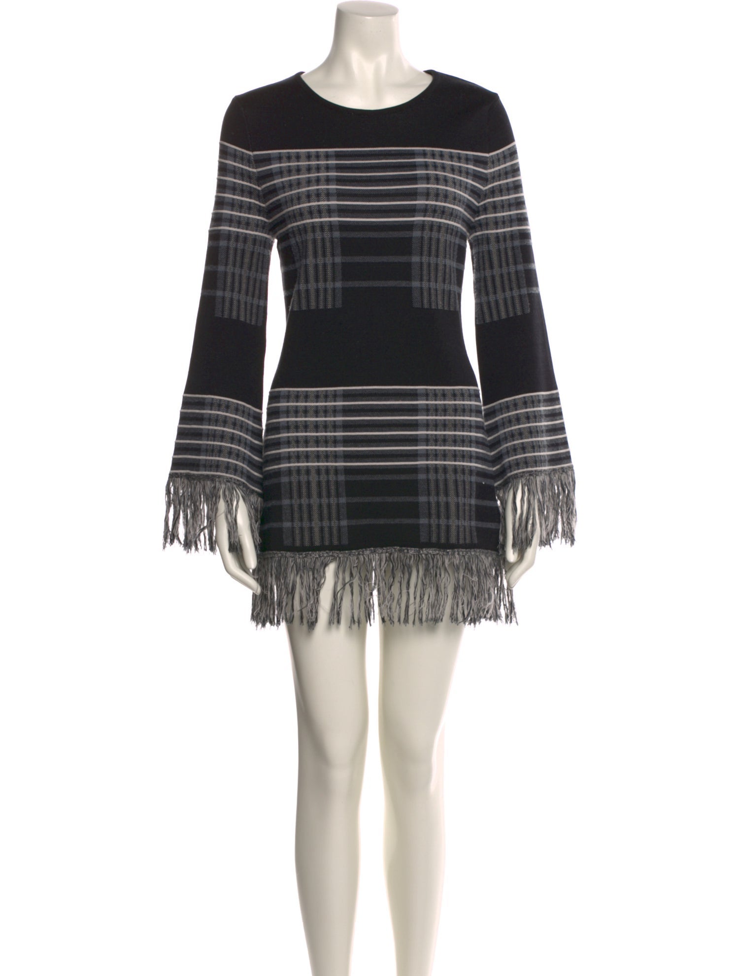 Prabal Gurung Striped Mini Dress