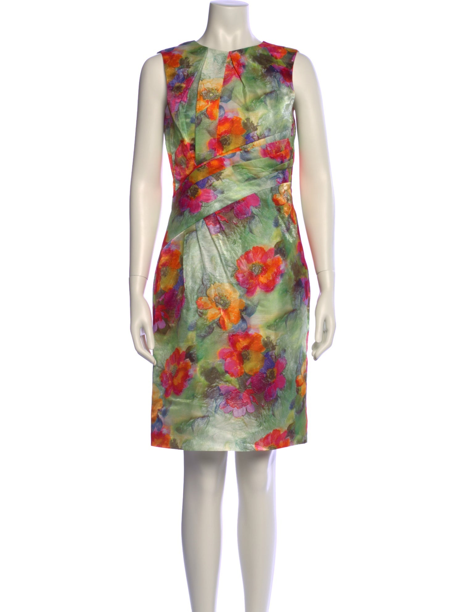 Prabal Gurung Linen Knee-Length Dress