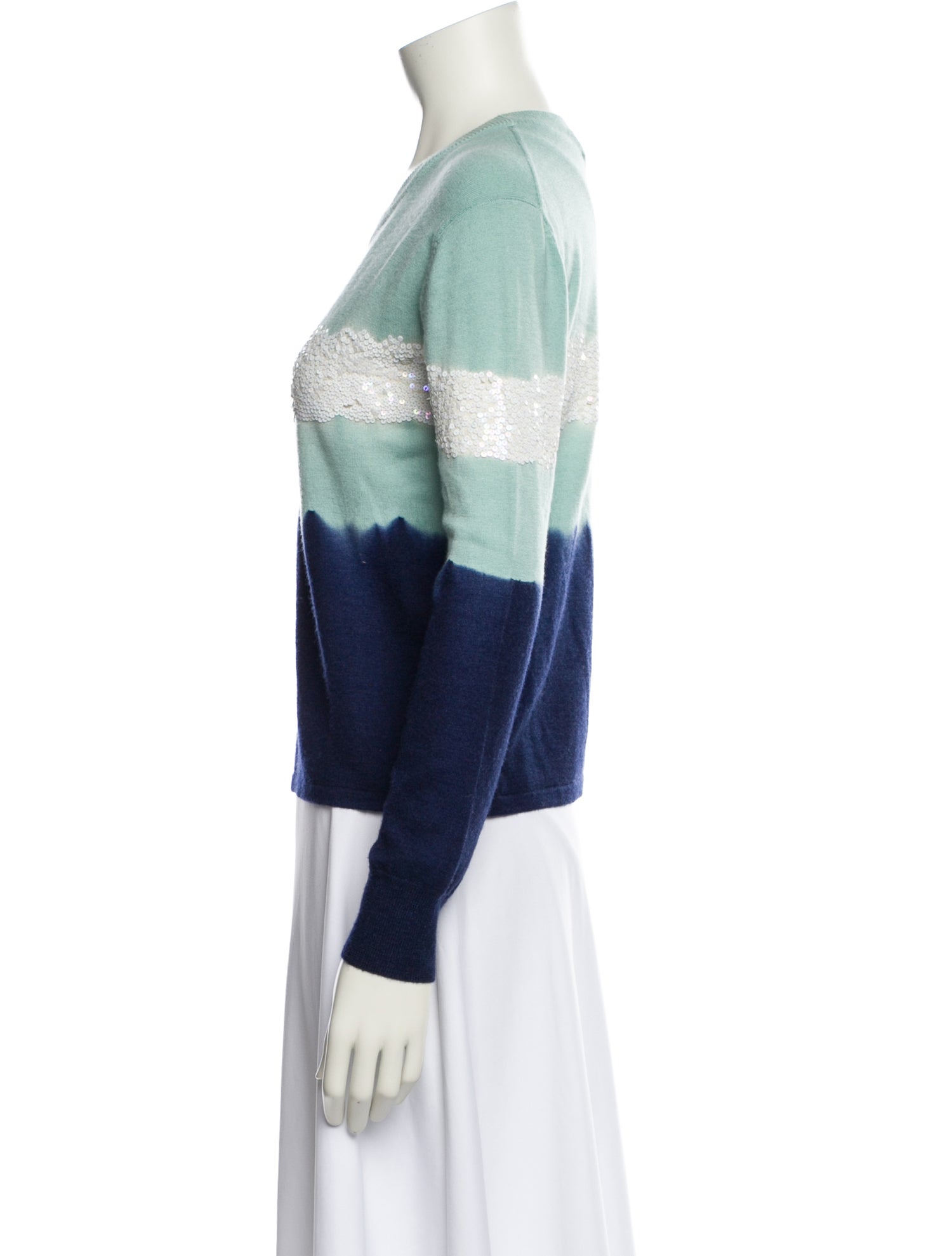 Prabal Gurung Virgin Wool Tie-Dye Print Sweatshirt