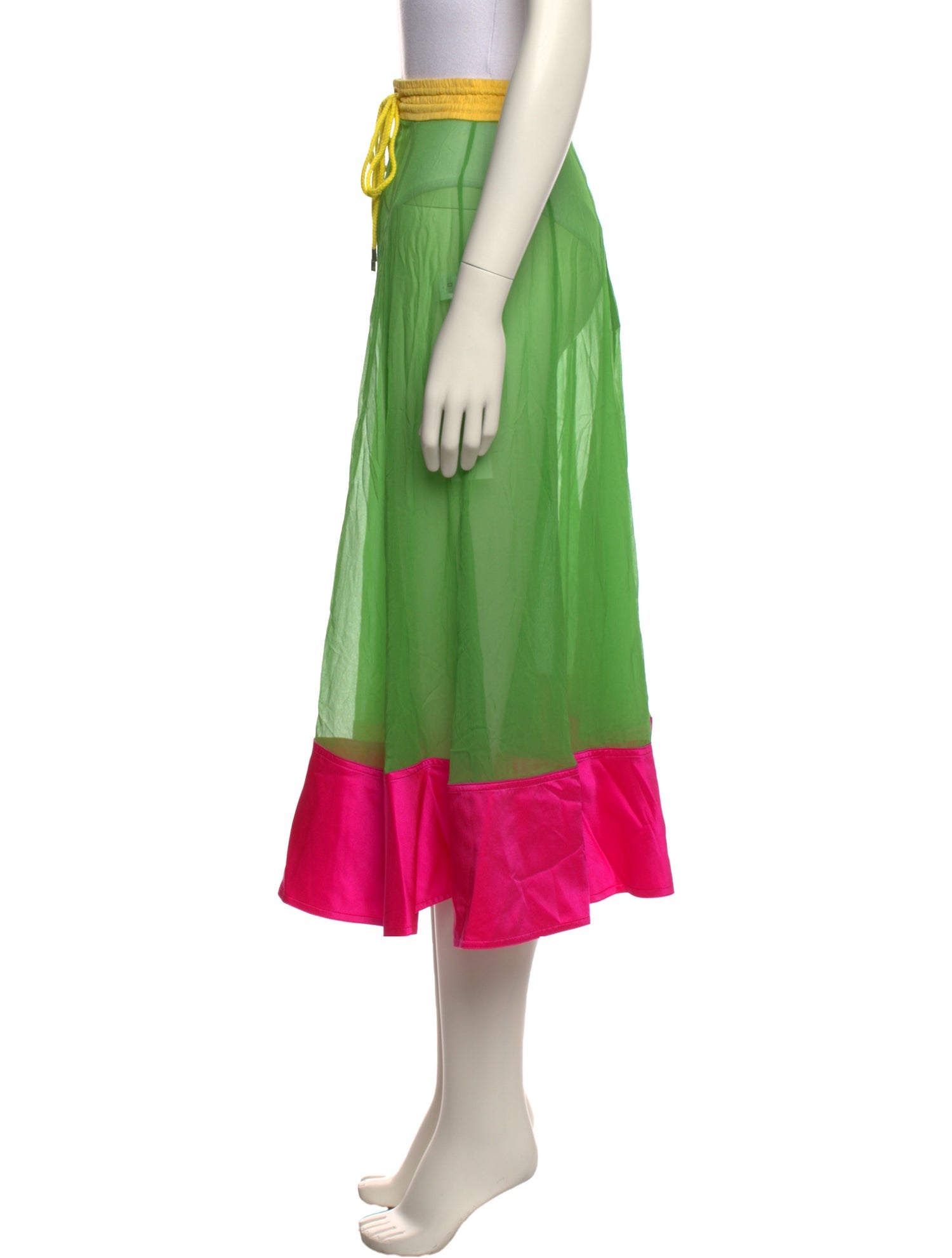 Prabal Gurung Silk Midi Length Skirt w/ Tags