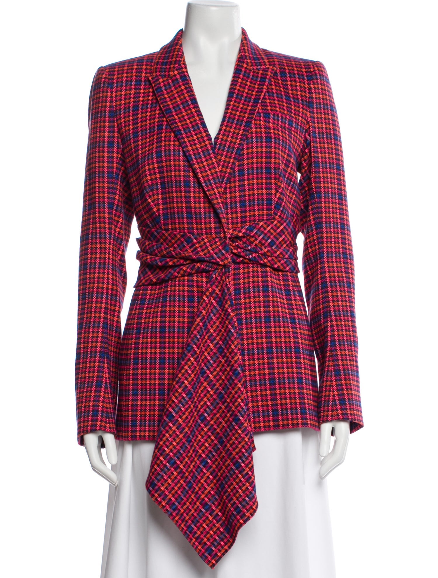 Prabal Gurung Plaid Print Blazer