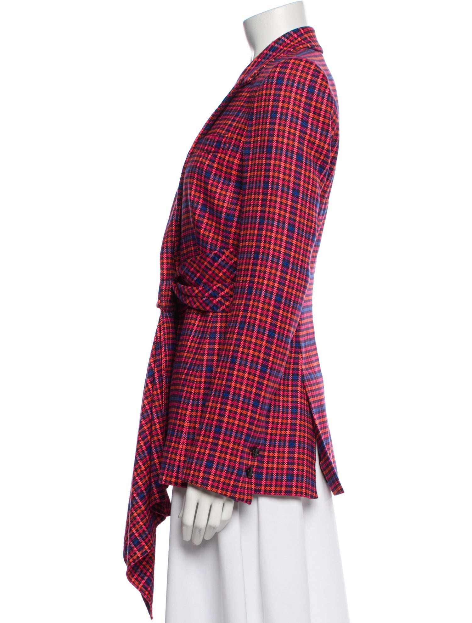 Prabal Gurung Plaid Print Blazer