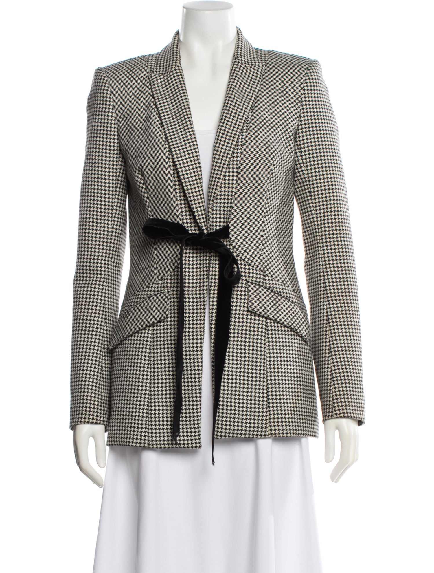 Prabal Gurung Houndstooth Print Blazer