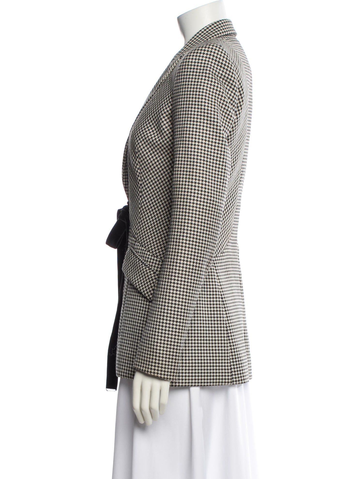 Prabal Gurung Houndstooth Print Blazer