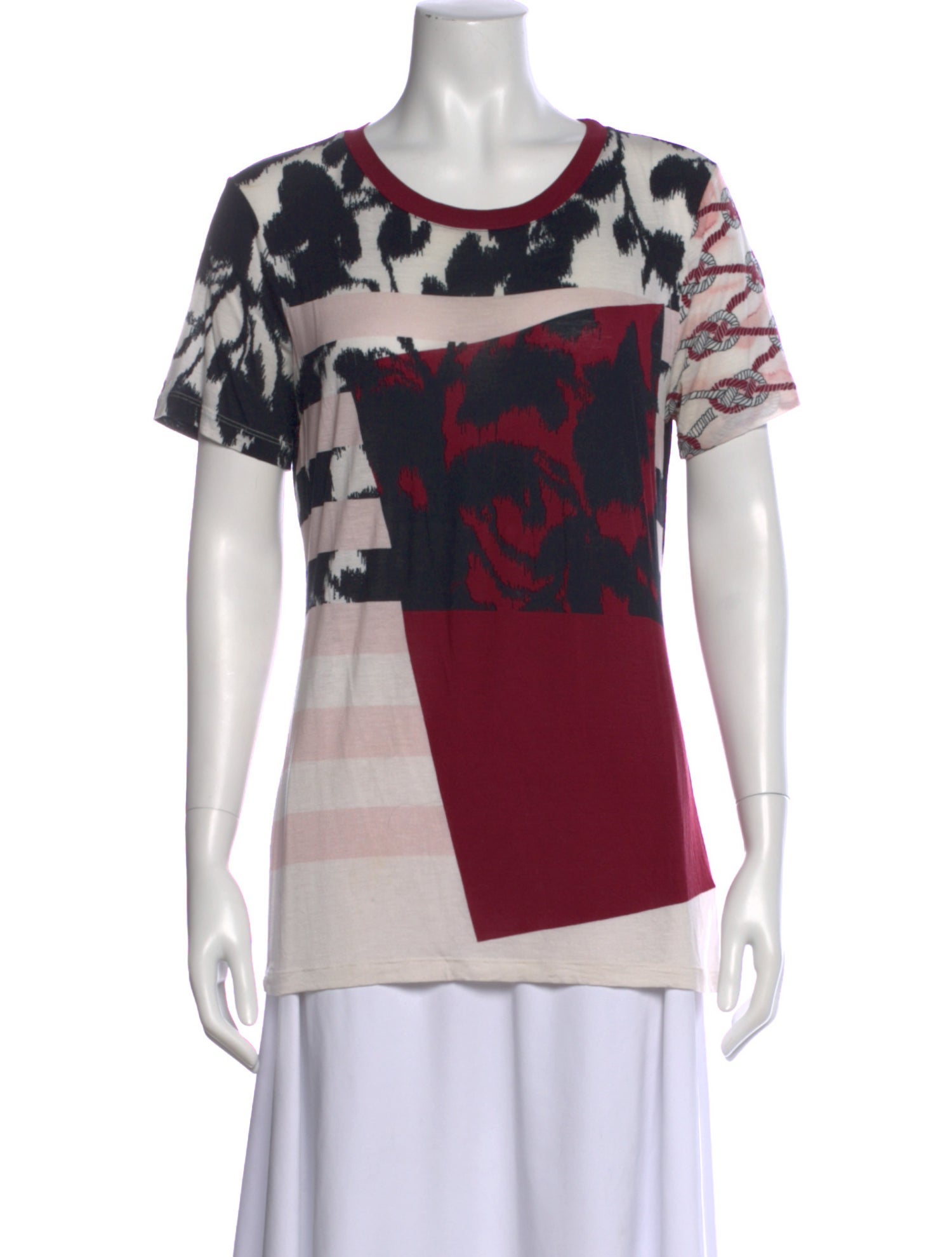 Prabal Gurung Patterned Crew Neck T-Shirt
