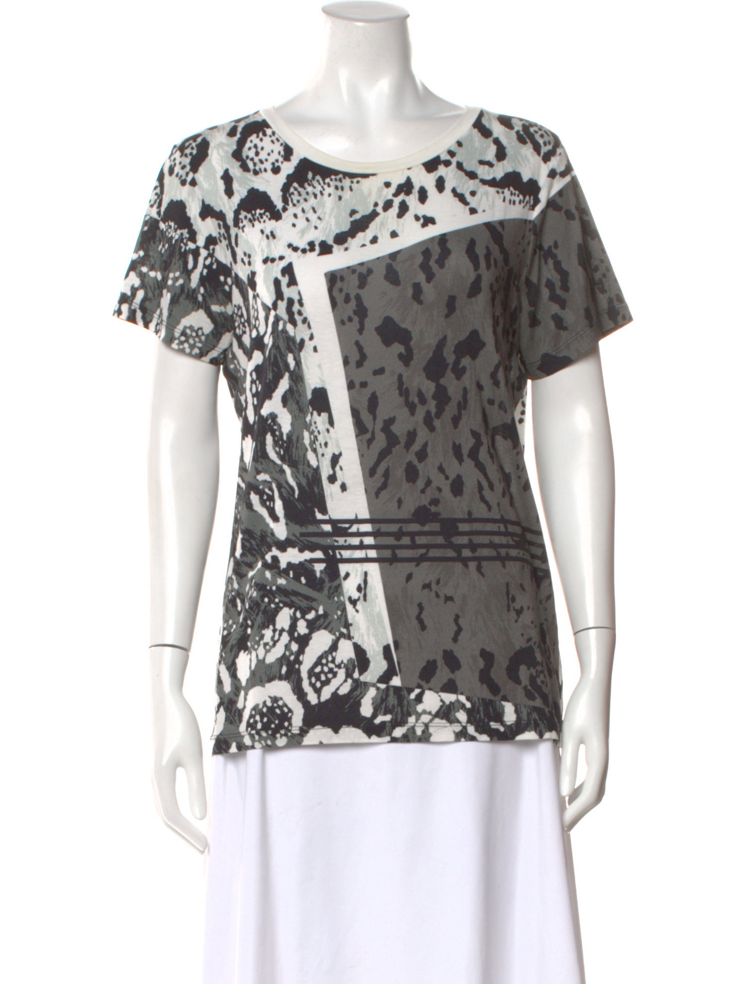 Prabal Gurung Patterned Crew Neck T-Shirt