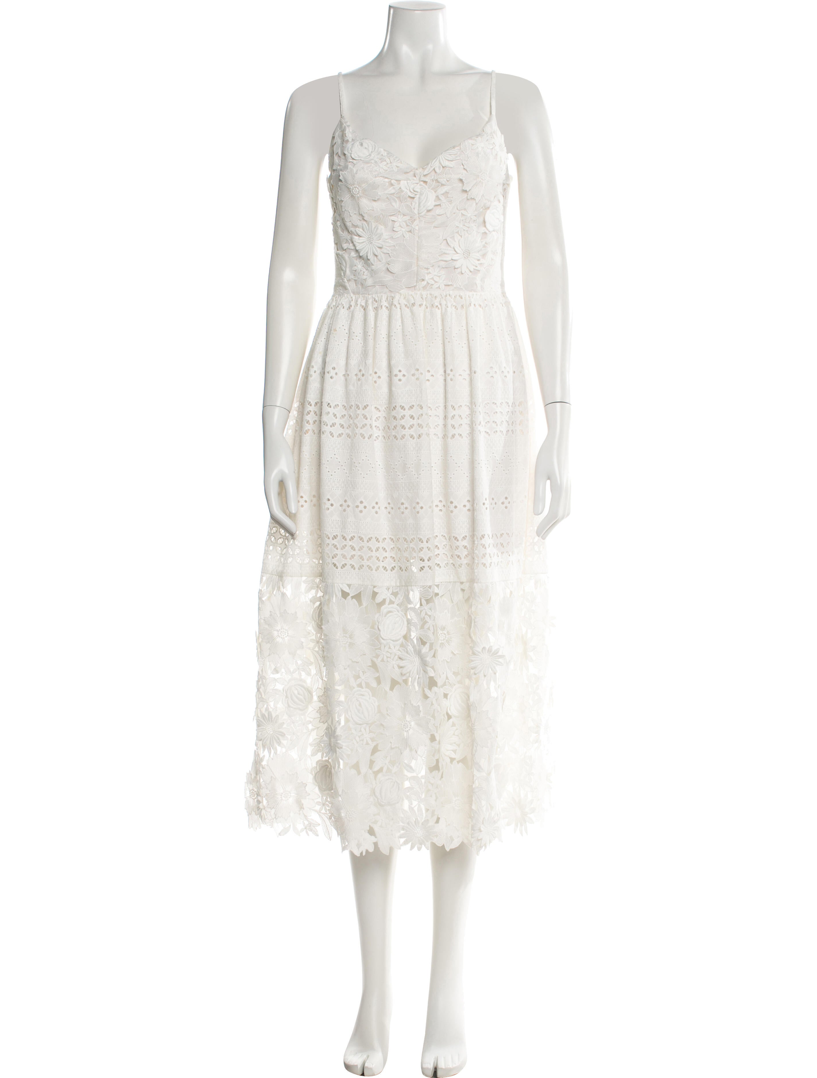 Prabal Gurung Square Neckline Long Dress