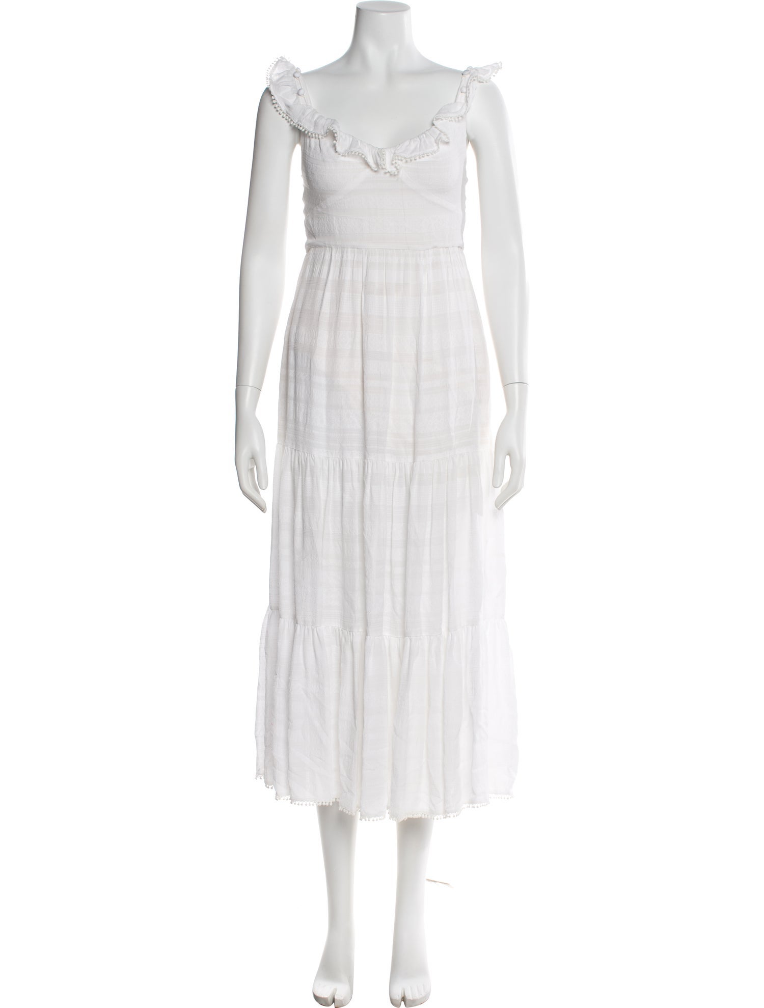 Prabal Gurung Square Neckline Long Dress