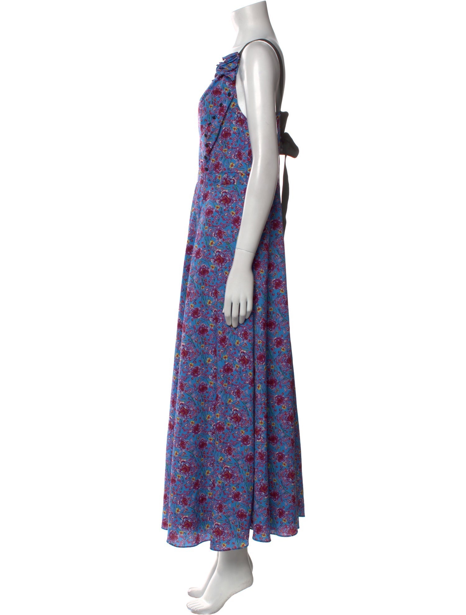 Prabal Gurung Floral Print Long Dress
