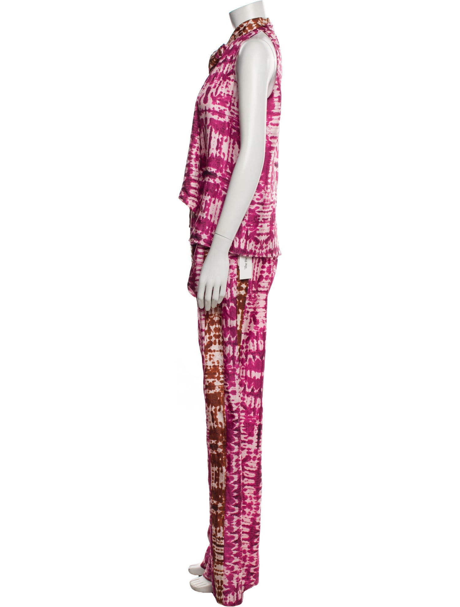 Prabal Gurung Silk Printed Pantsuit