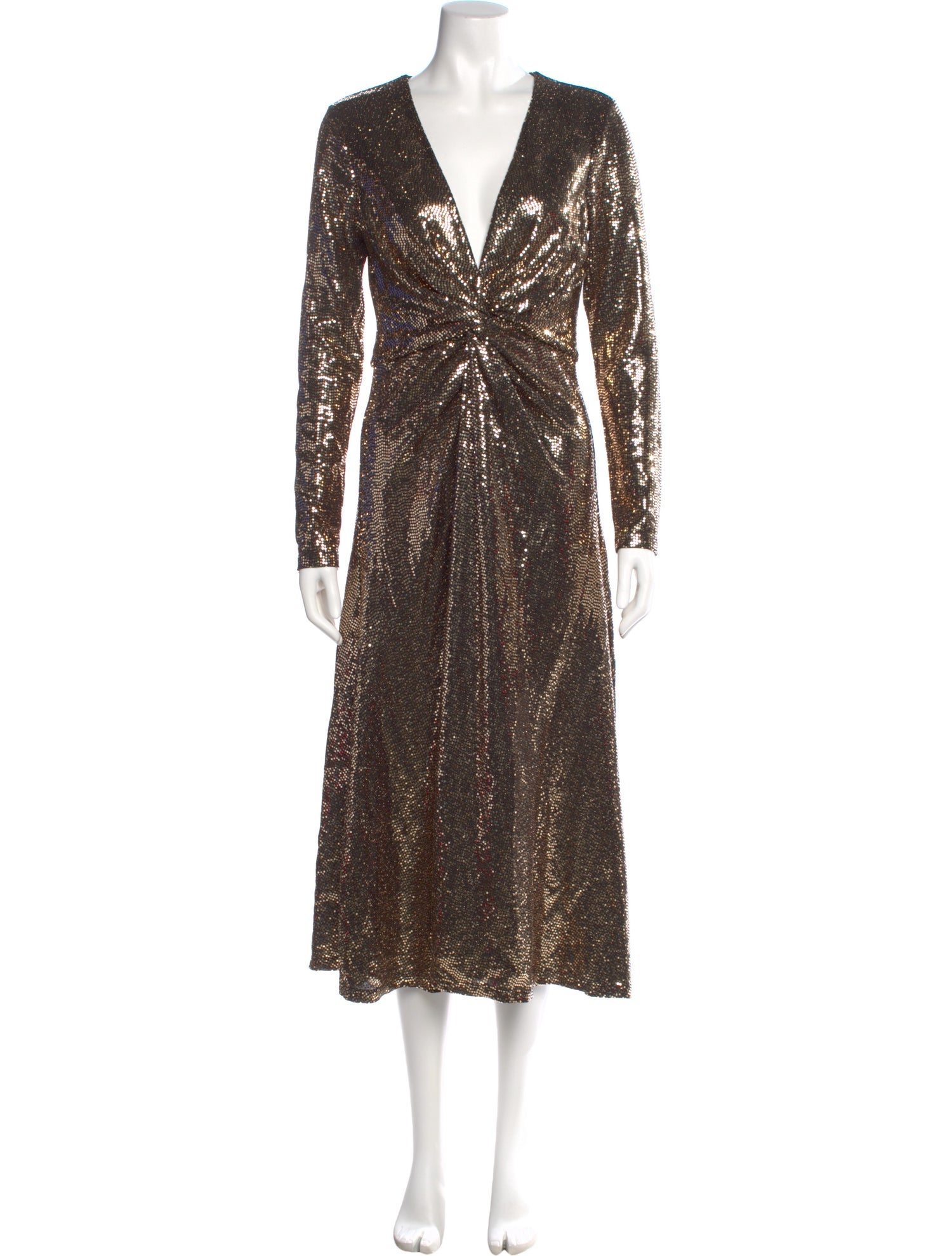 Prabal Gurung V-Neck Midi Length Dress