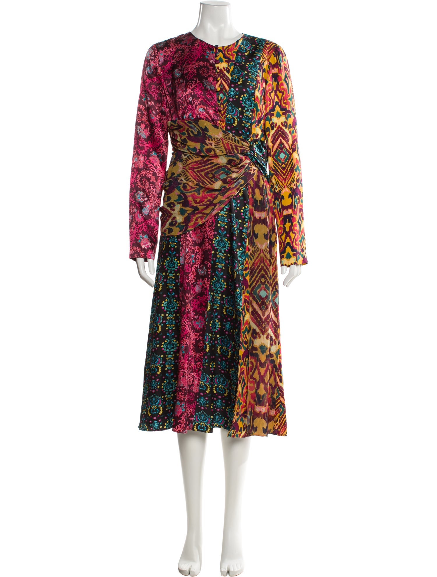 Prabal Gurung Silk Midi Length Dress