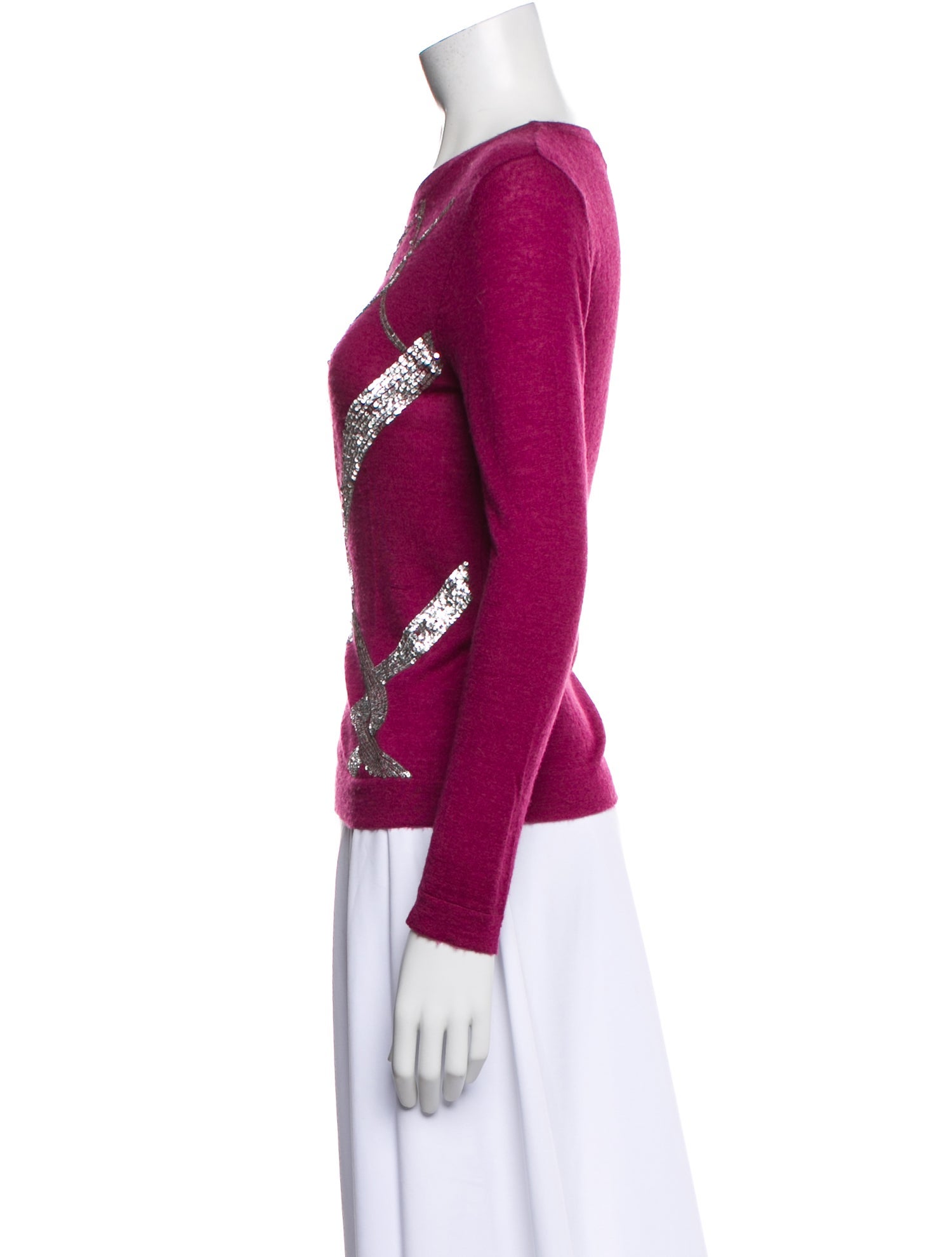 Prabal Gurung Cashmere Printed Sweater