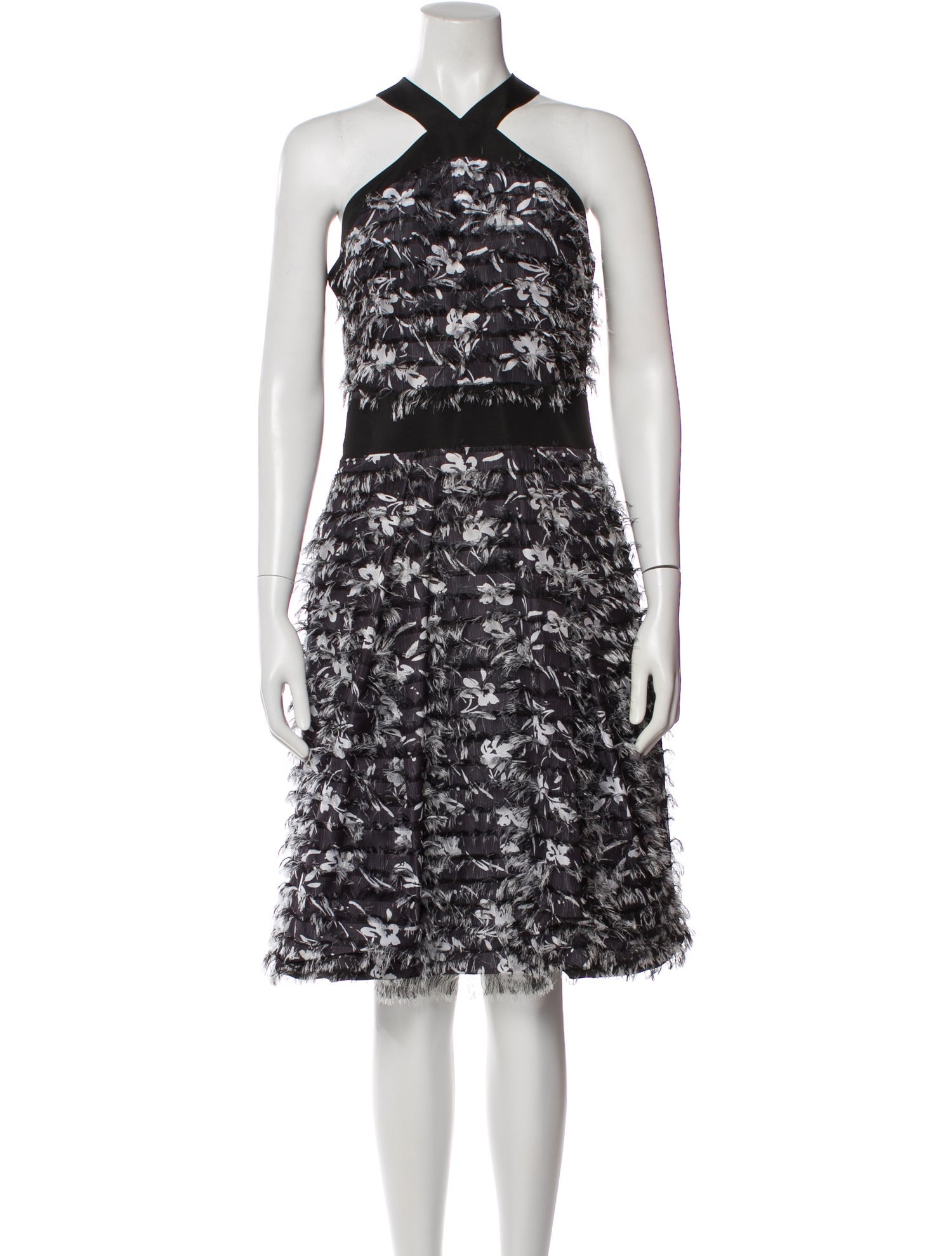 Prabal Gurung Linen Knee-Length Dress