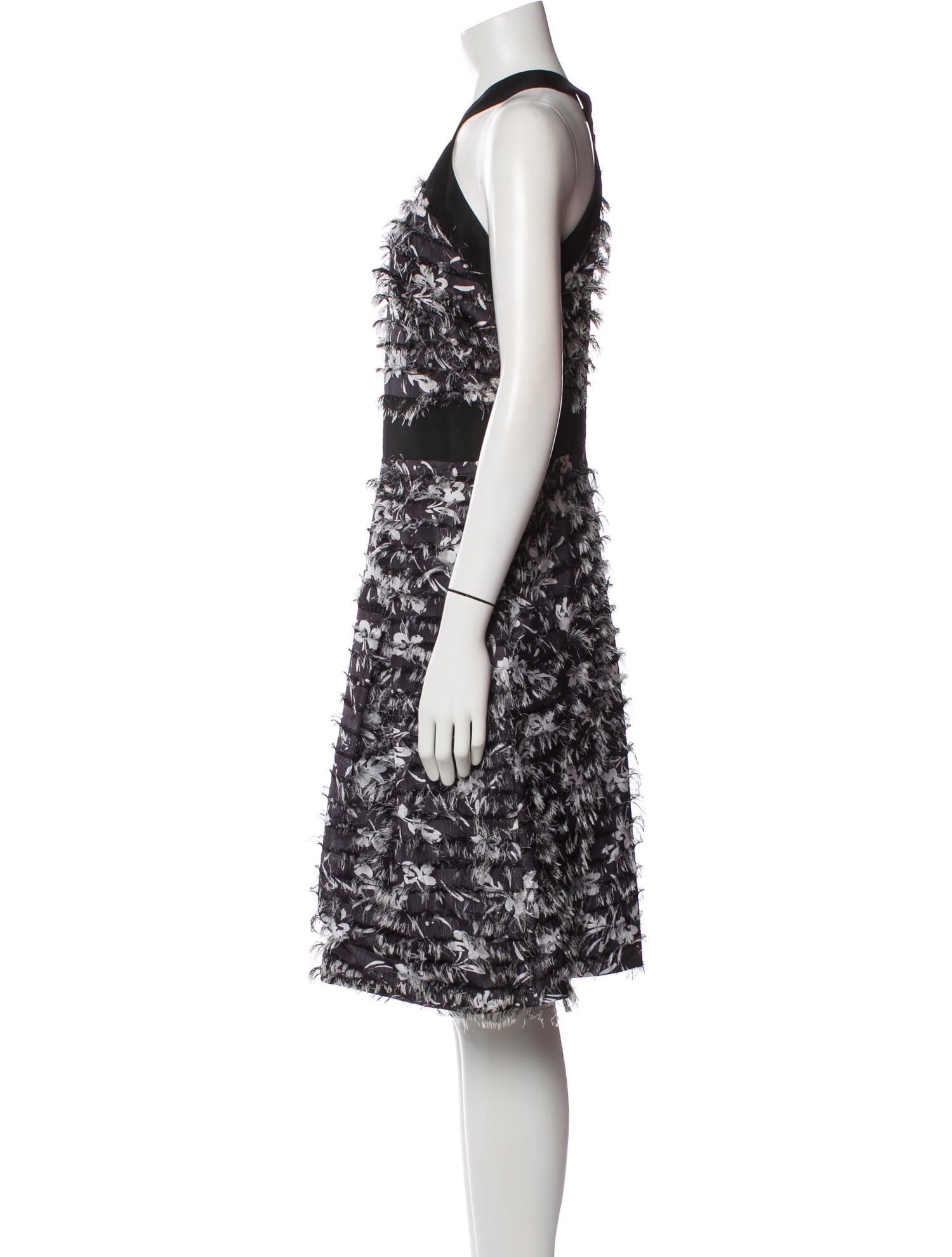 Prabal Gurung Linen Knee-Length Dress