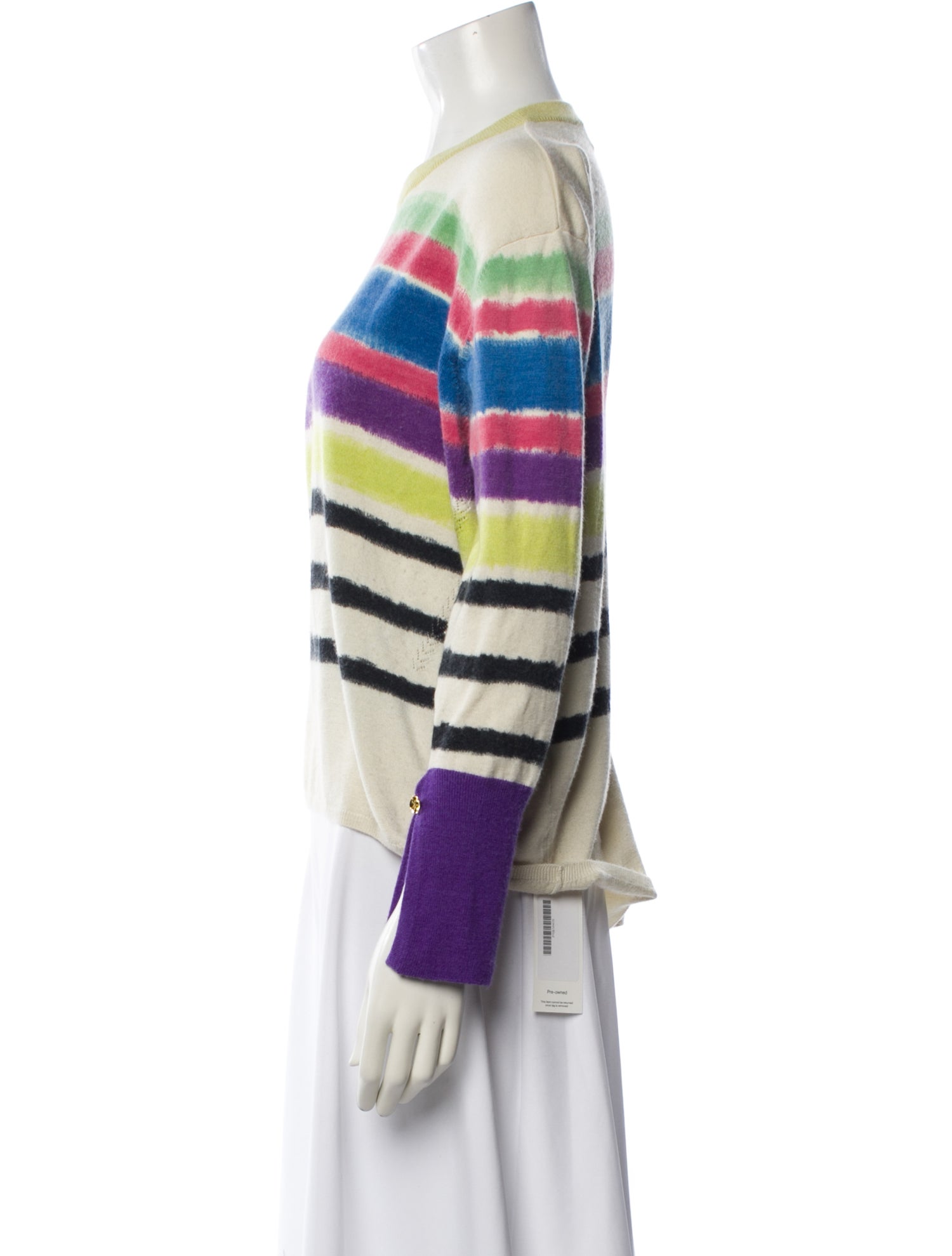 Prabal Gurung Virgin Wool Striped Sweater