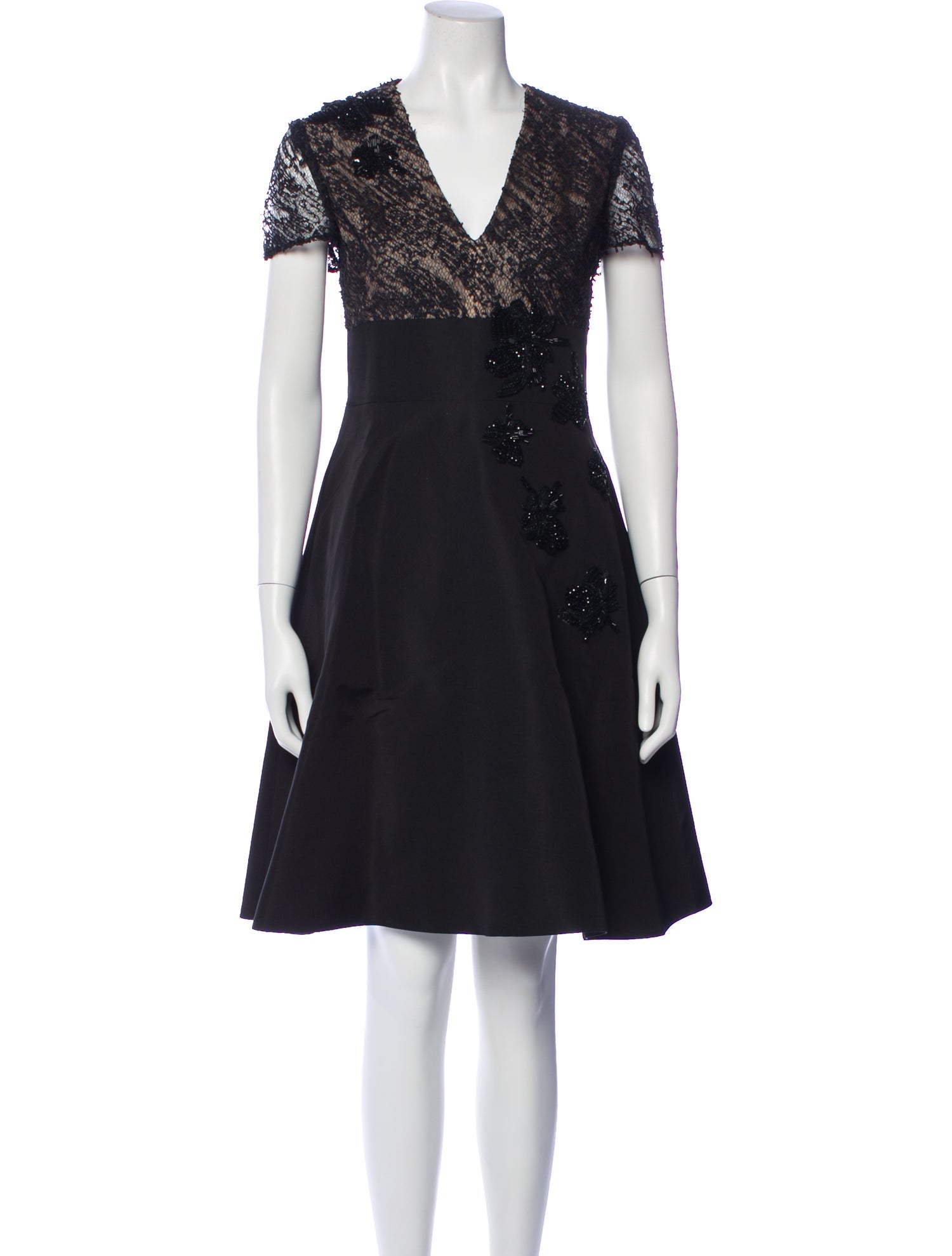 Prabal Gurung V-Neck Knee-Length Dress