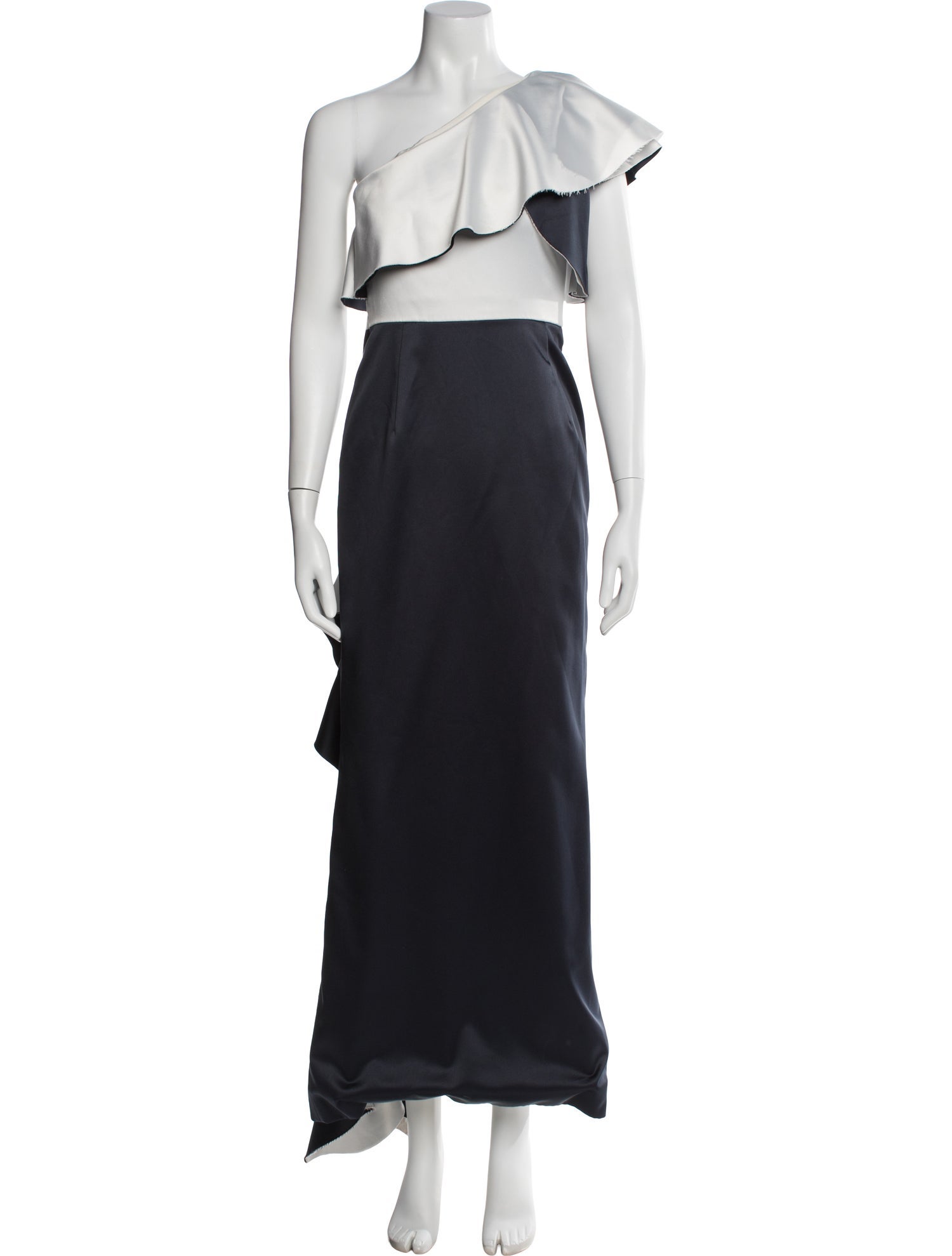 Prabal Gurung One-Shoulder Long Dress