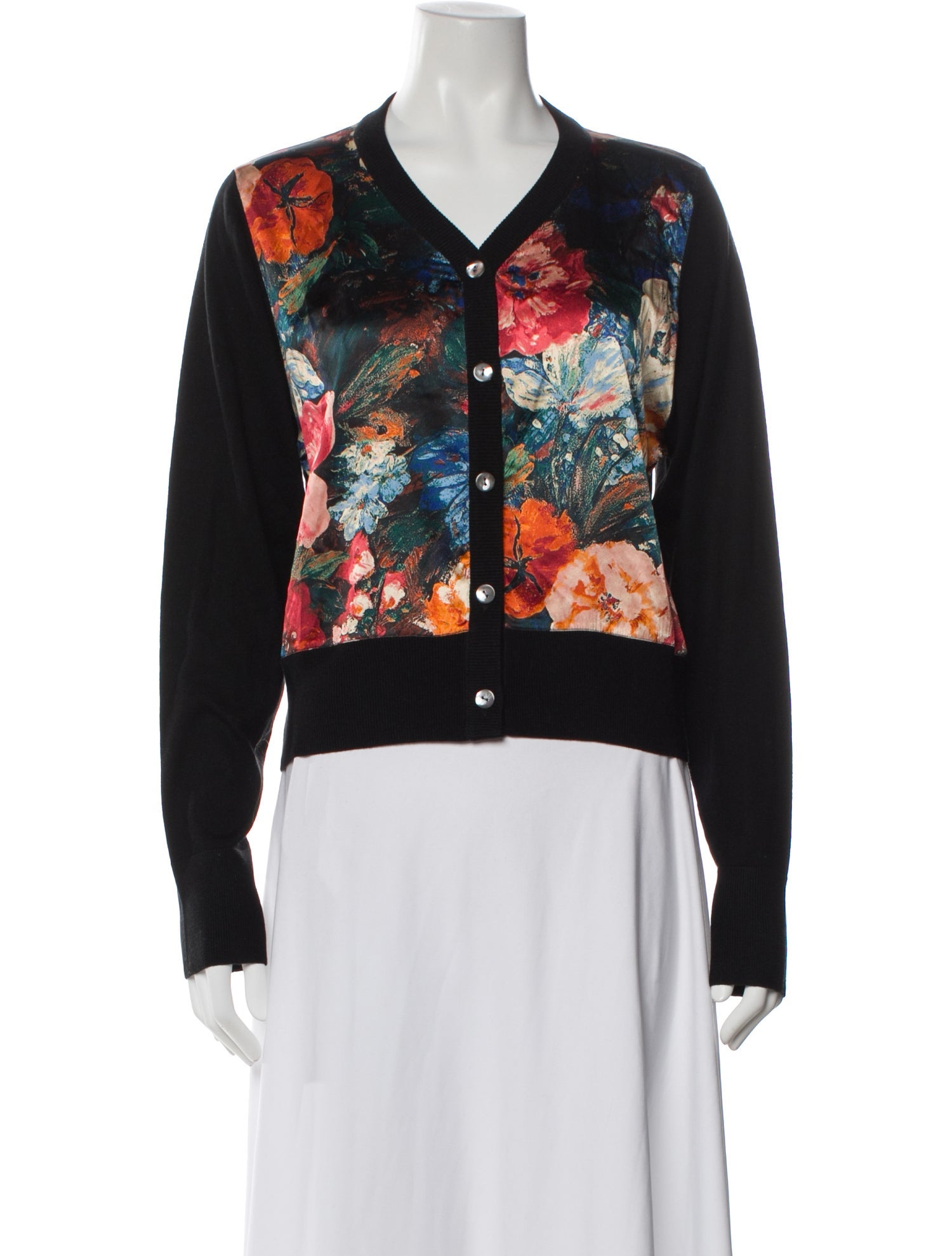 Prabal Gurung Silk Floral Print Top w/ Tags