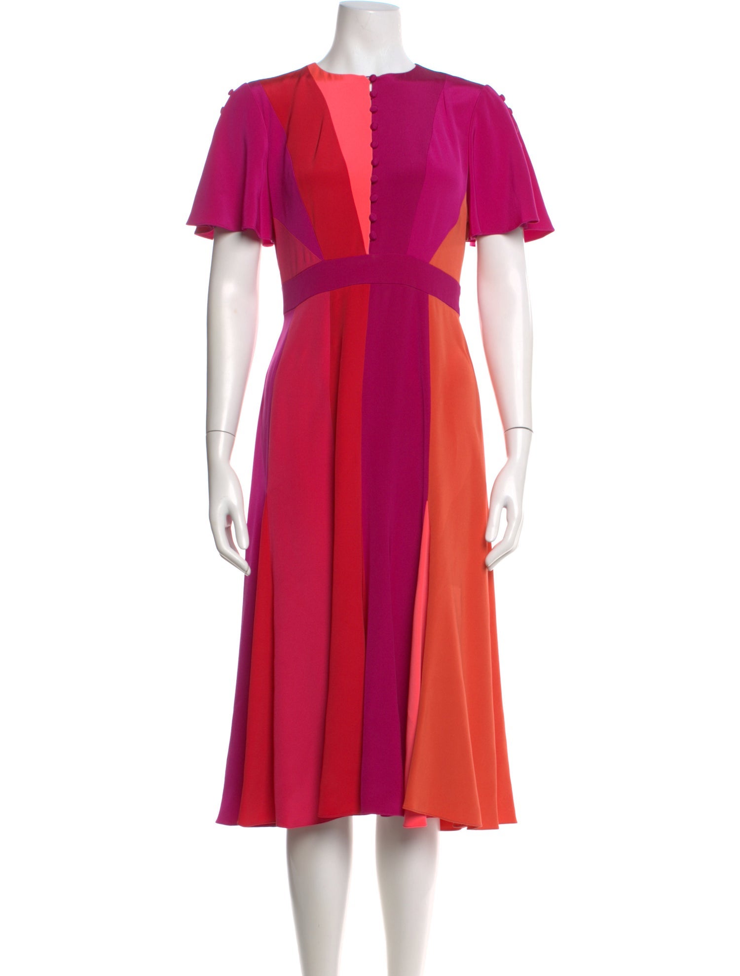 Prabal Gurung Silk Midi Length Dress