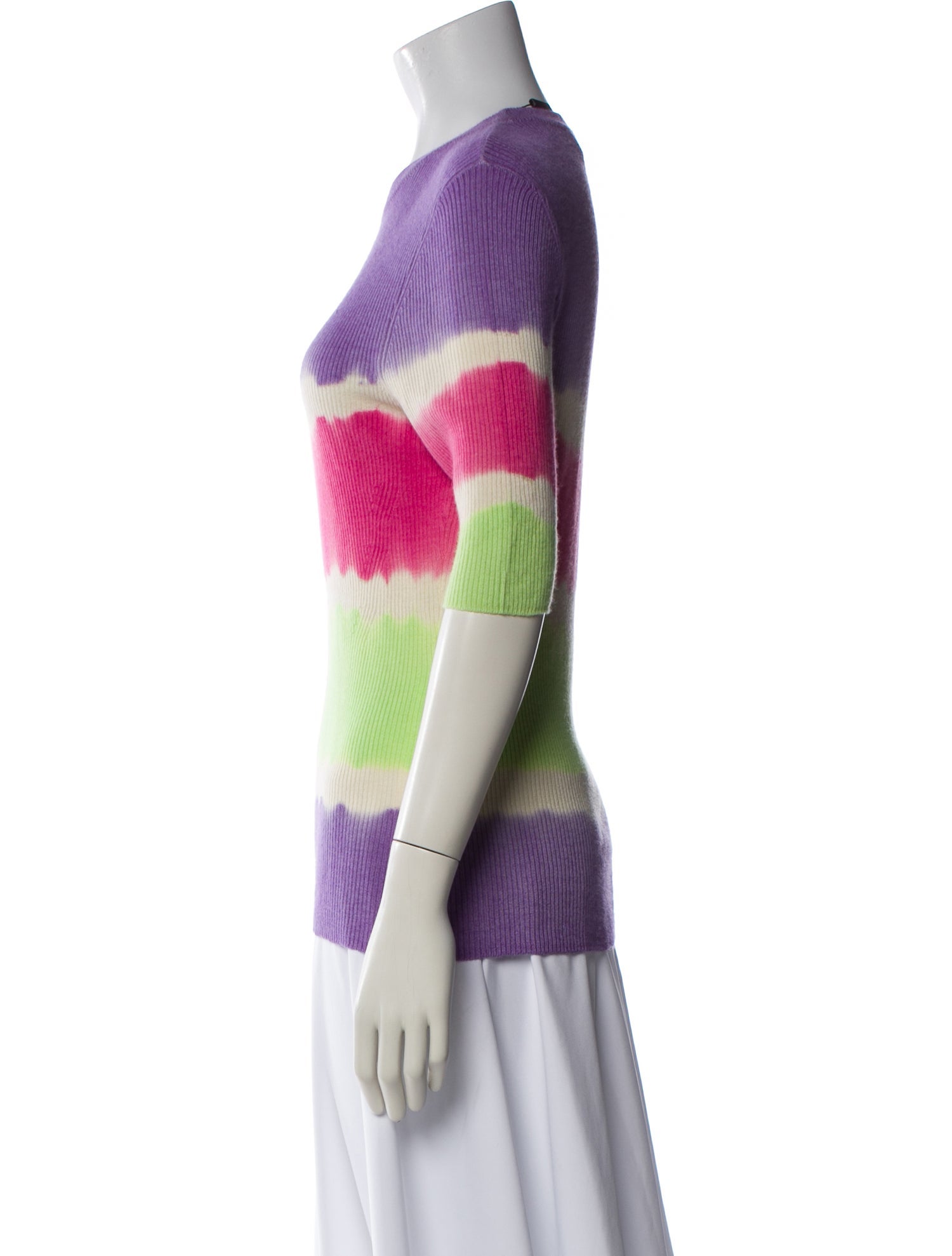 Prabal Gurung Virgin Wool Striped Sweater