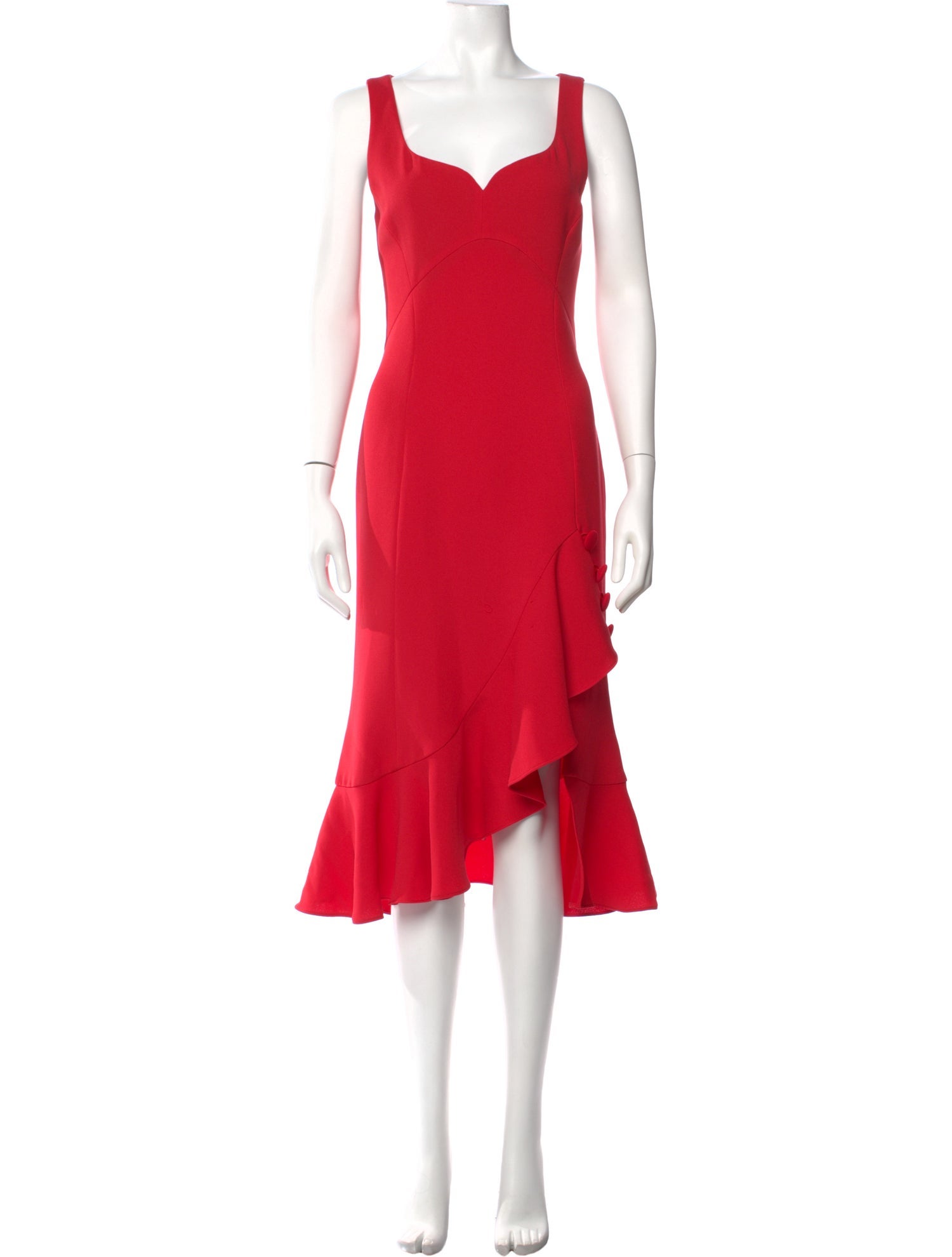 Prabal Gurung V-Neck Midi Length Dress