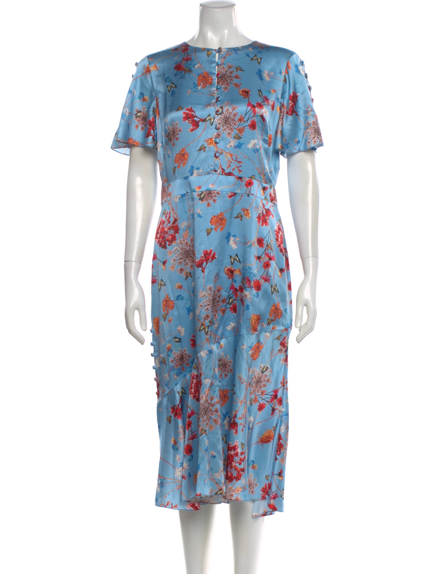 Prabal Gurung Silk Midi Length Dress