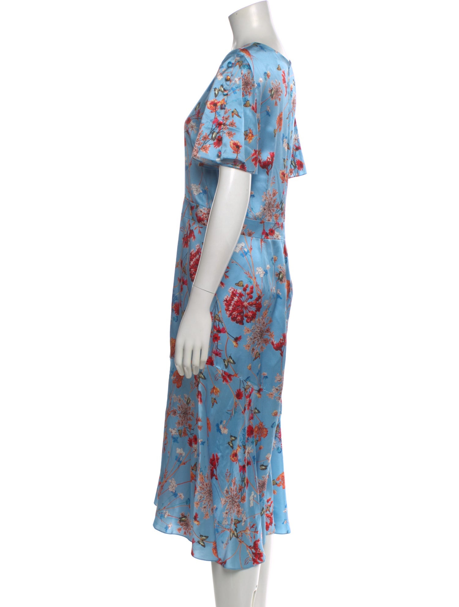 Prabal Gurung Silk Midi Length Dress