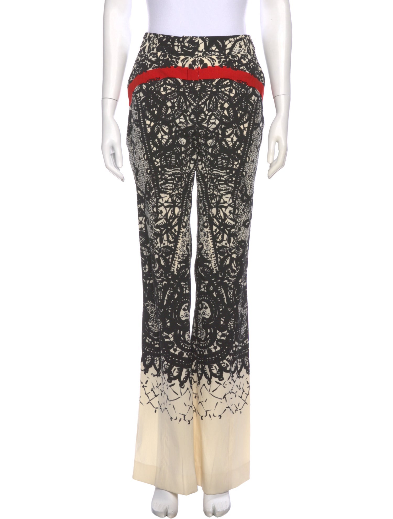 Prabal Gurung Wool Wide Leg Pants