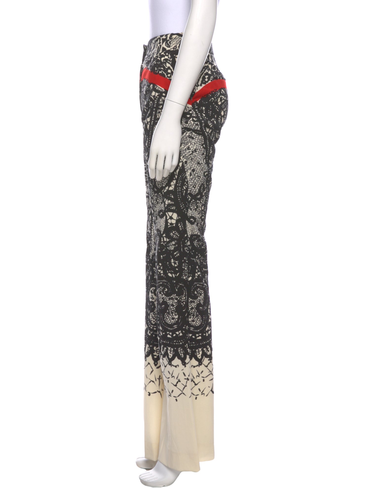 Prabal Gurung Wool Wide Leg Pants
